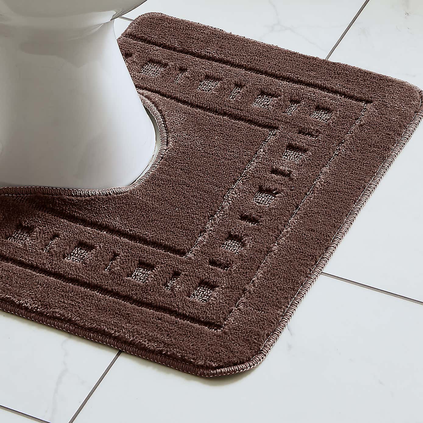Armoni Bath Mat and Pedestal Mat Set