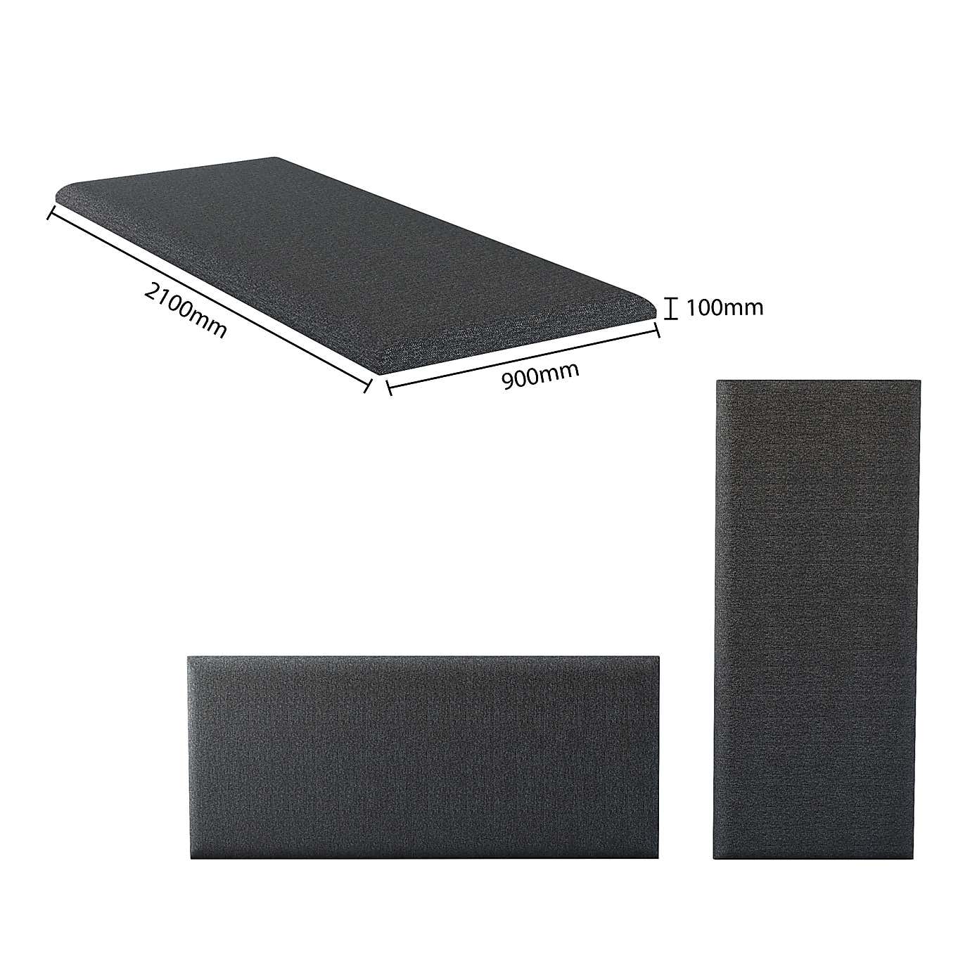 Hanging Wall Panel Dual Mount Saxon Twill Headboard