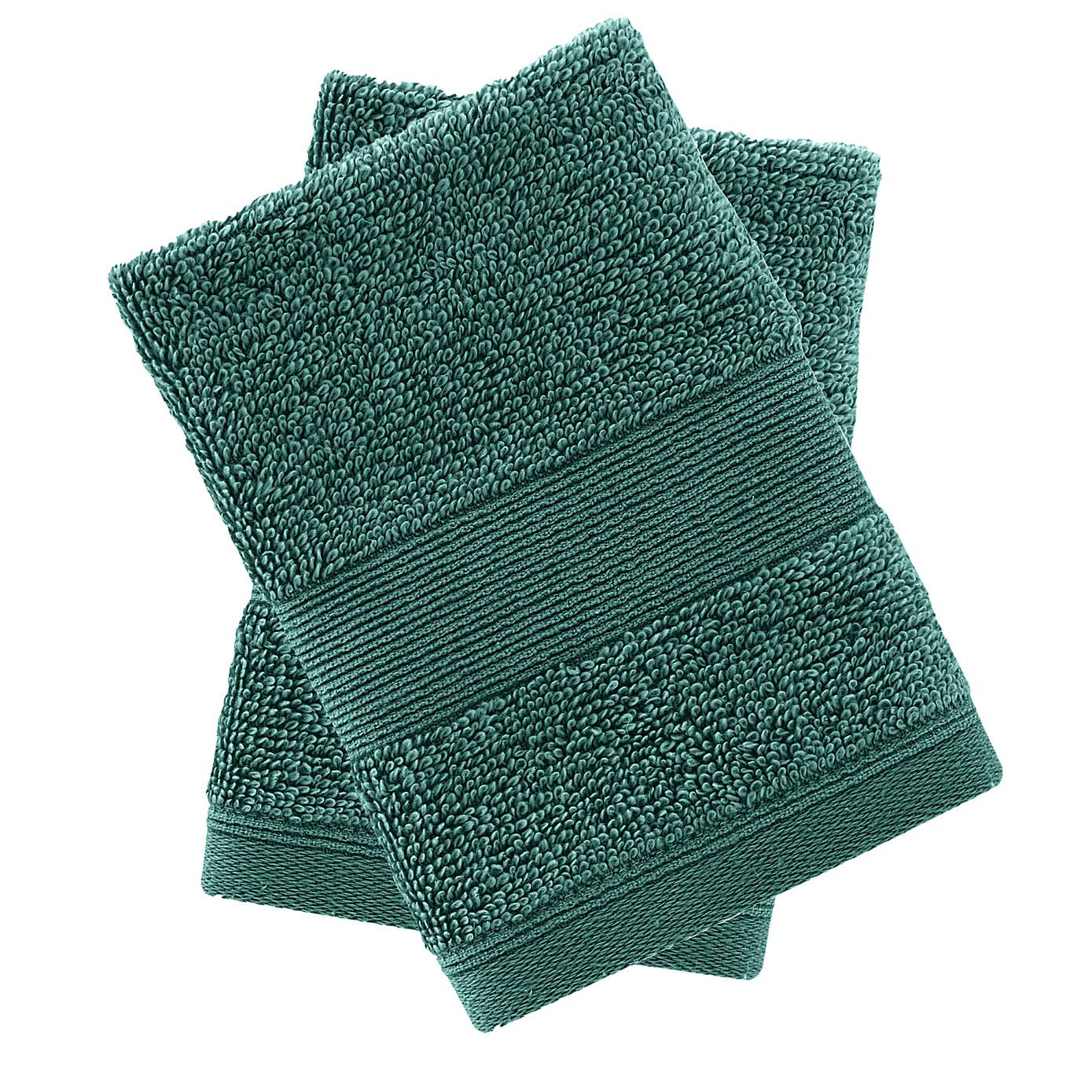 Set of 2 Catherine Lansfield Anti Bacterial Face Cloths
