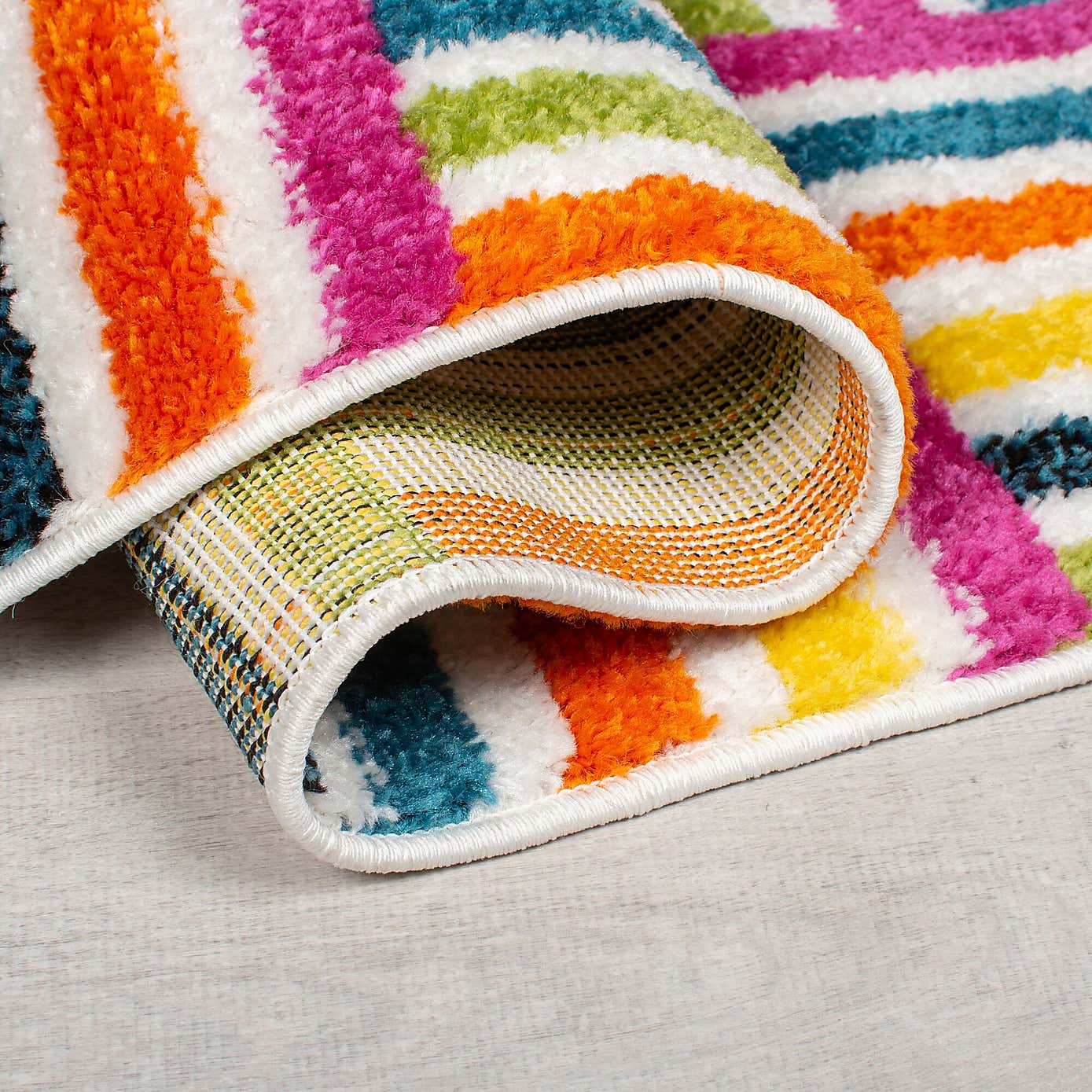 Candy Blocks Abstract Rug