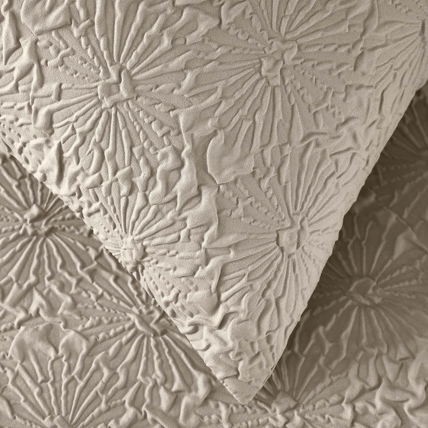 Astra Textured Floral Duvet Cover and Pillowcase Set