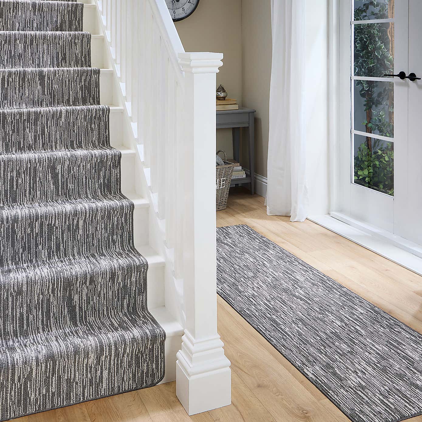 Marvel Broken Stripe Hard-wearing Washable Stair Runner