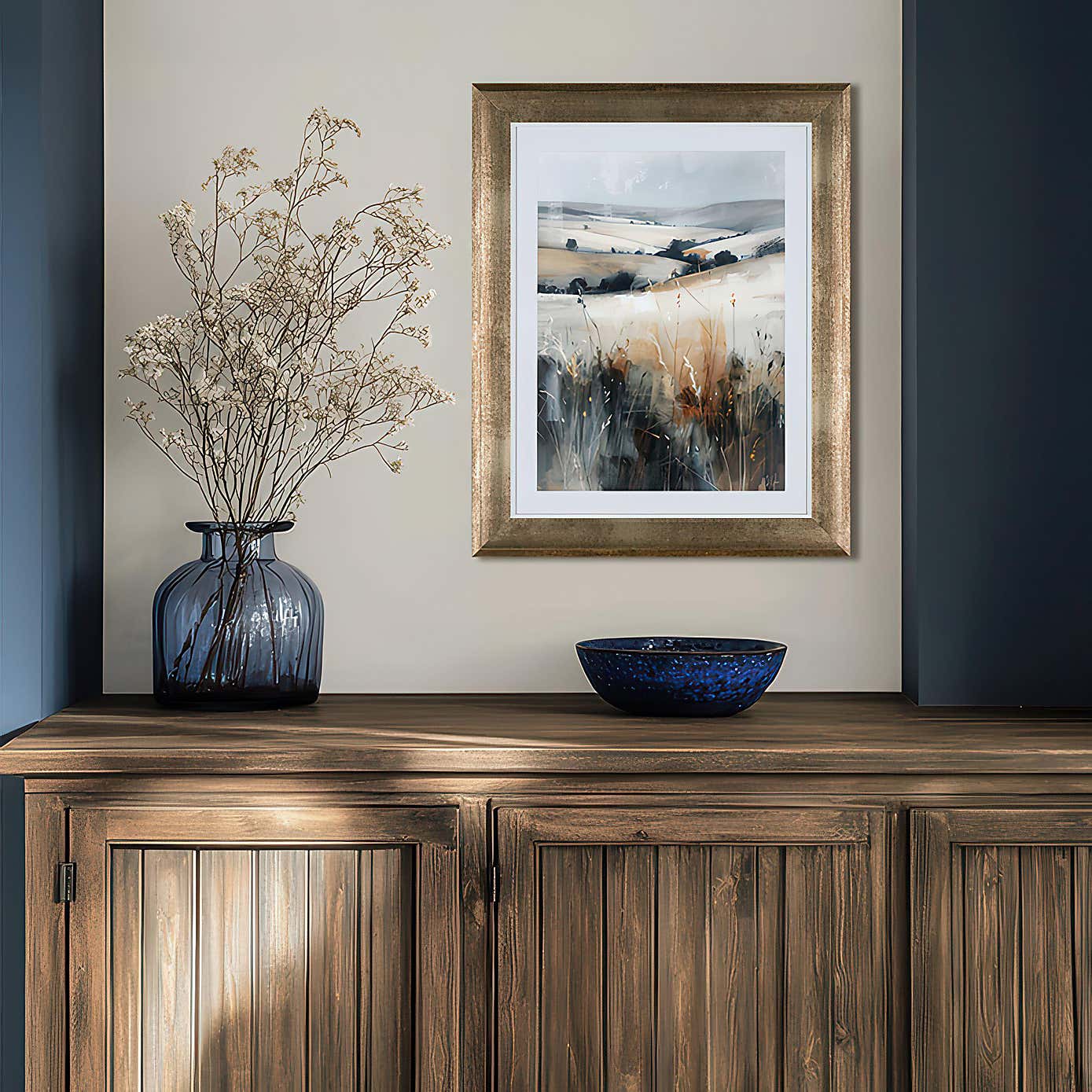 Cedar & Sage Autumnal Blaze Small Framed Print