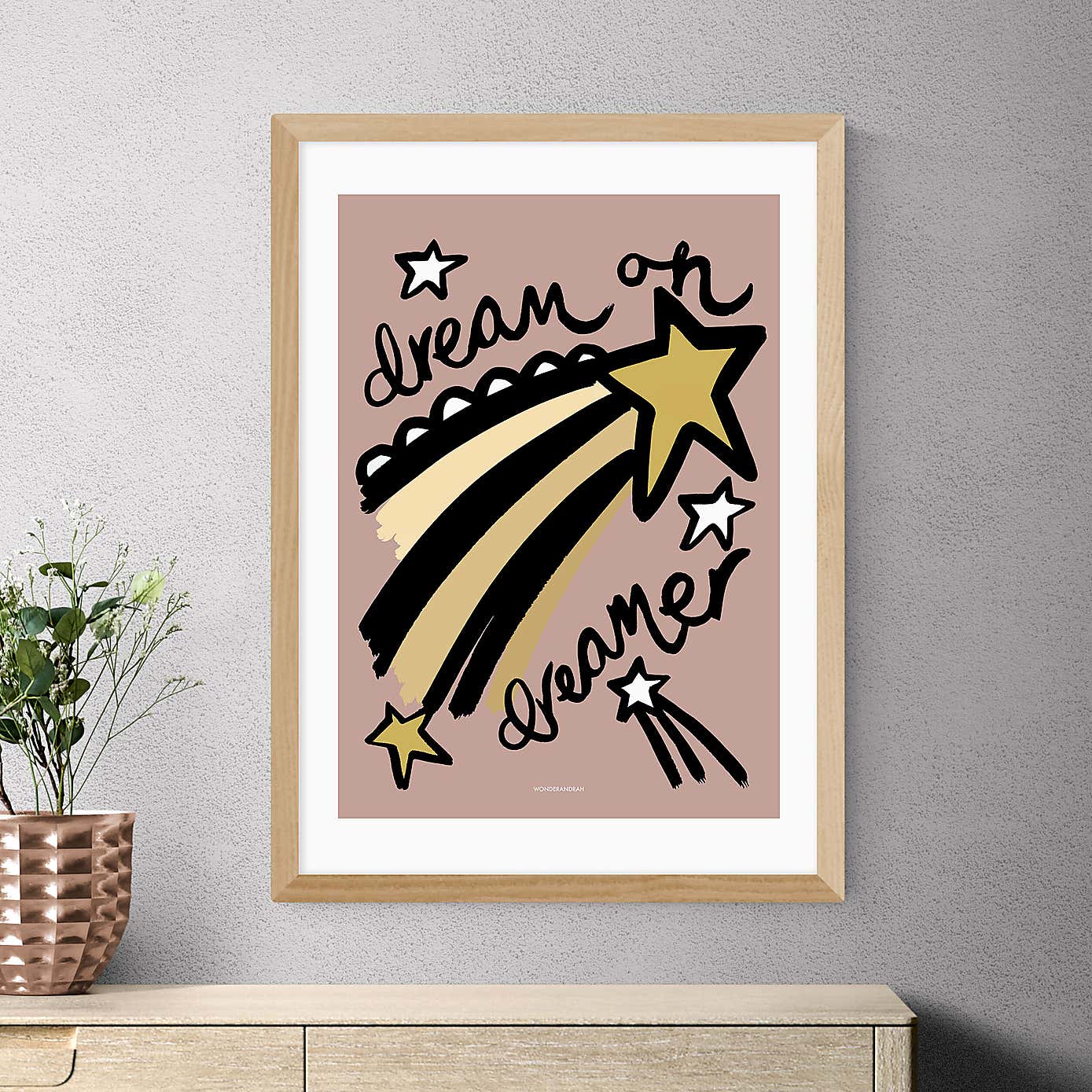 East End Prints Dream Pink by Wonder and Rah