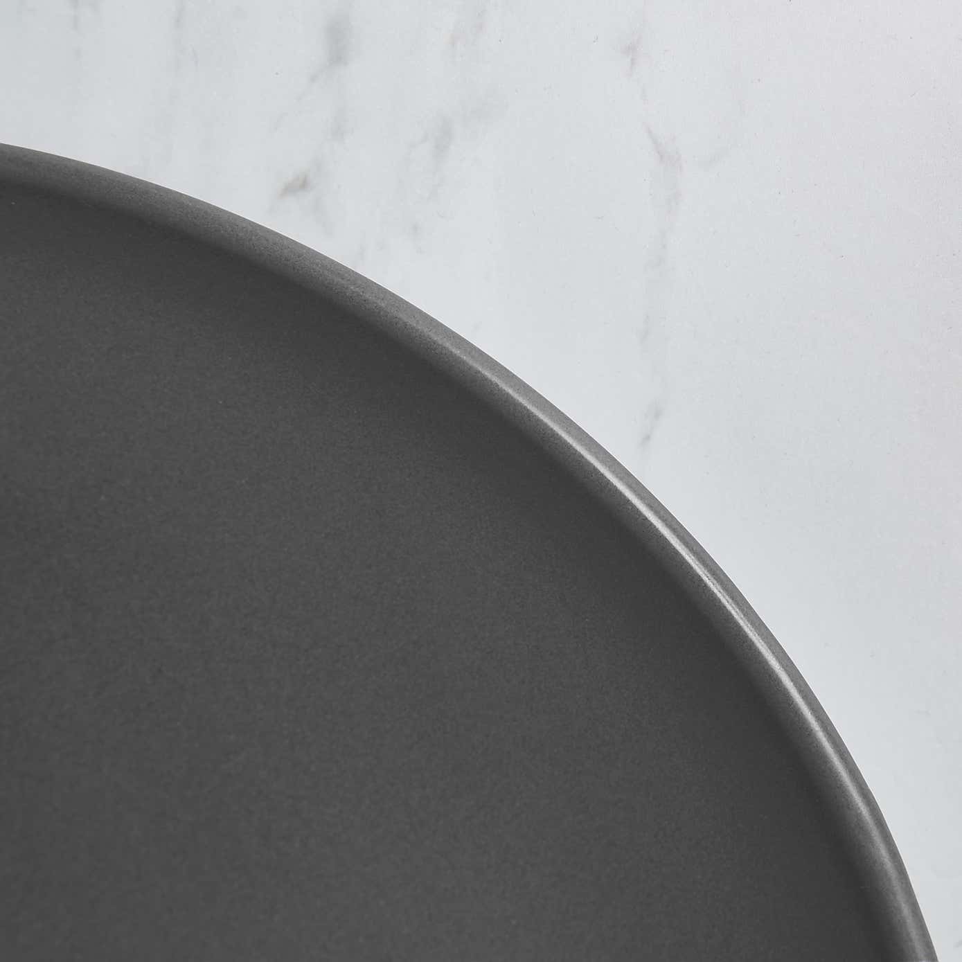 Stoneware Charcoal Dinner Plate