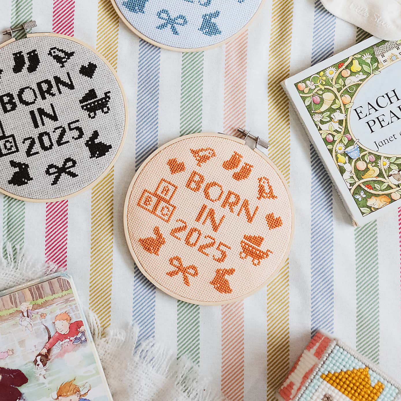 Cotton Clara Born in 2025 Cross Stitch Kit