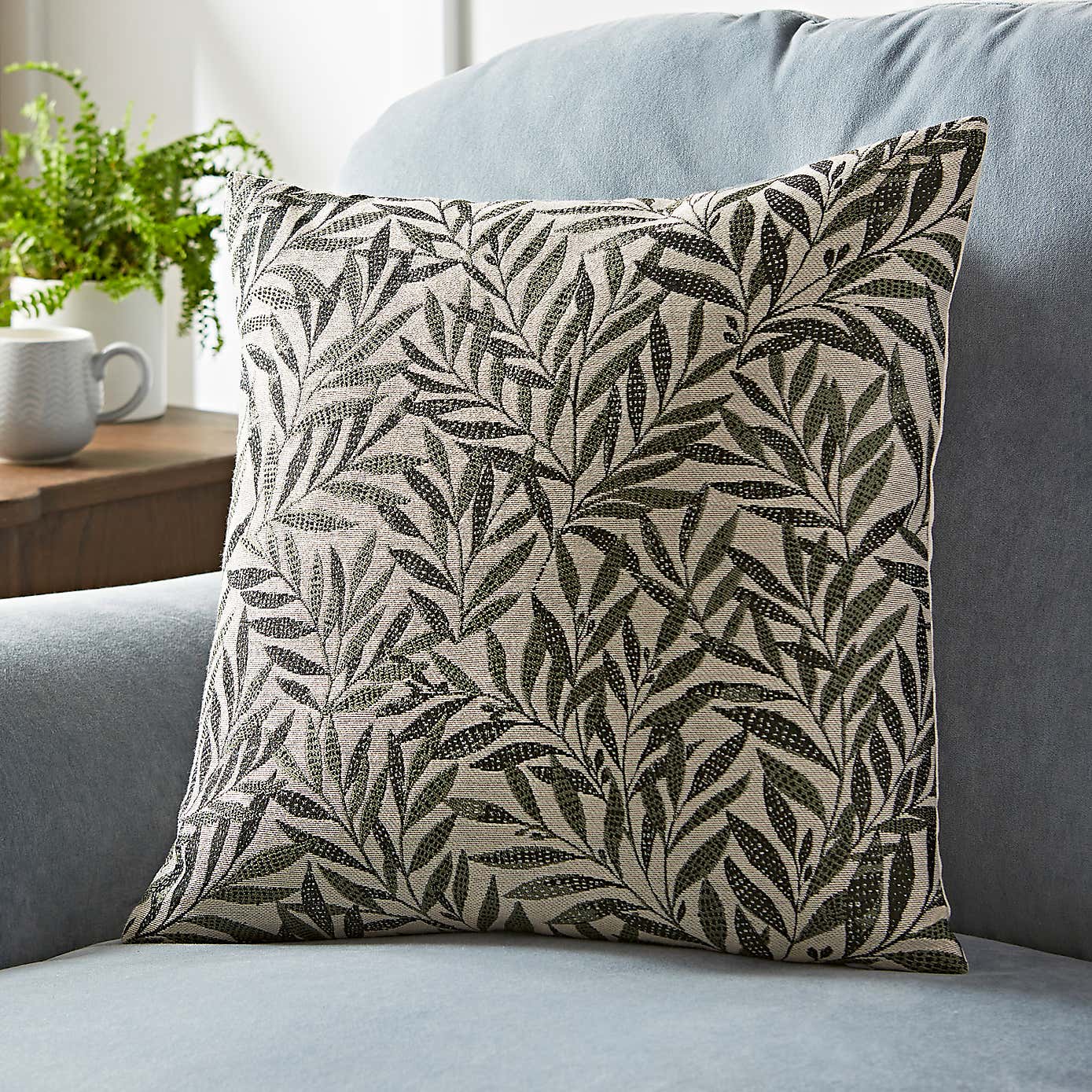 Timeless Leaves Tapestry Square Cushion