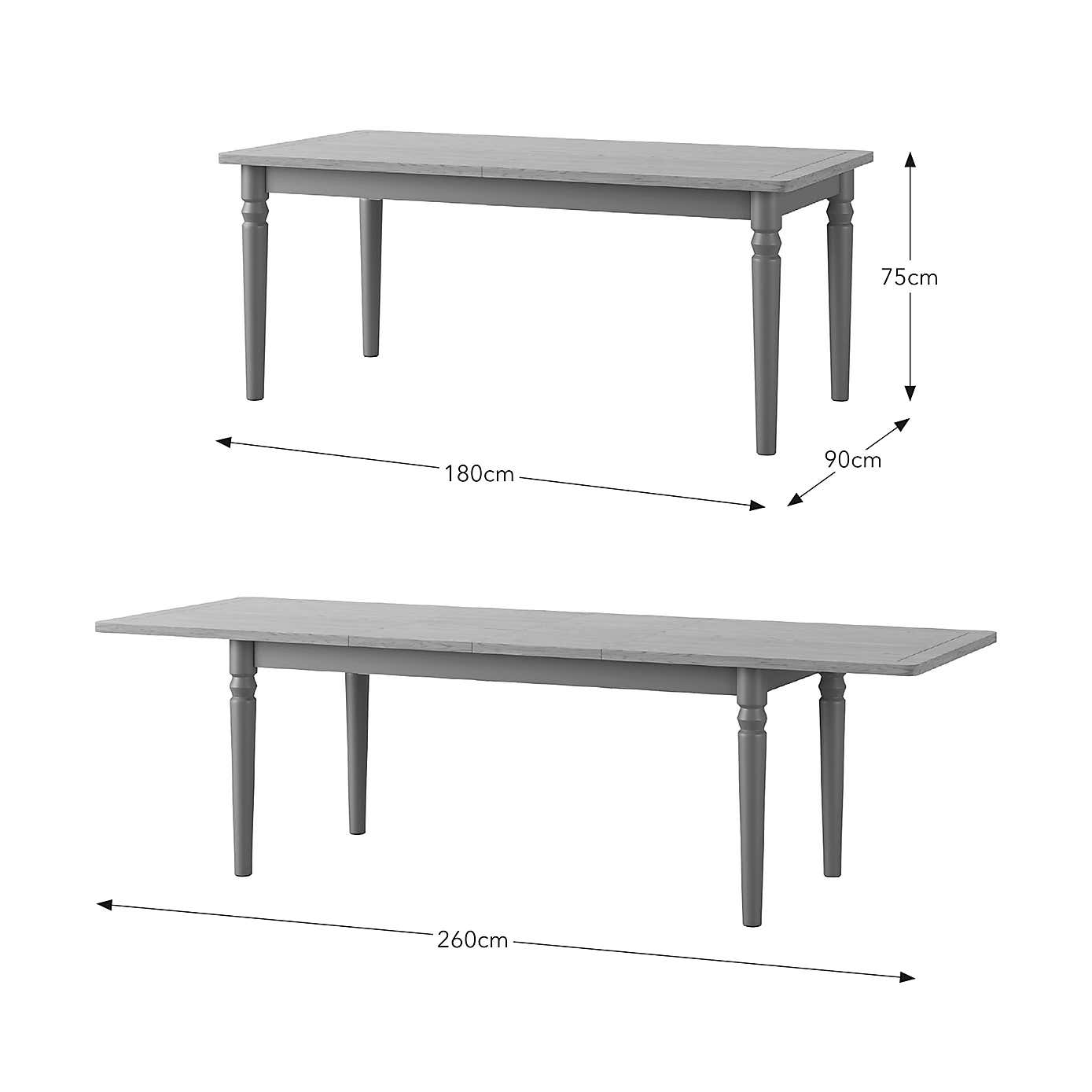 Pip 8-10 Seater Extendable Dining Table
