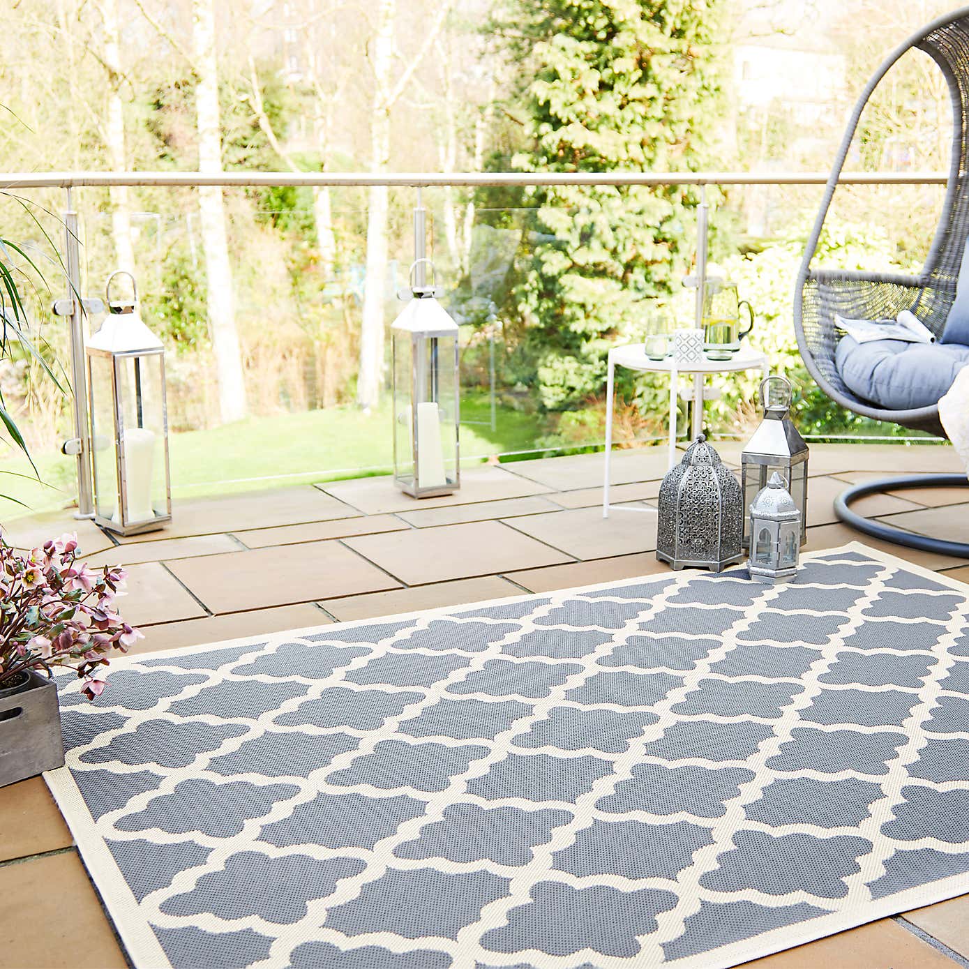 Indoor Outdoor Padua Geometric Rug