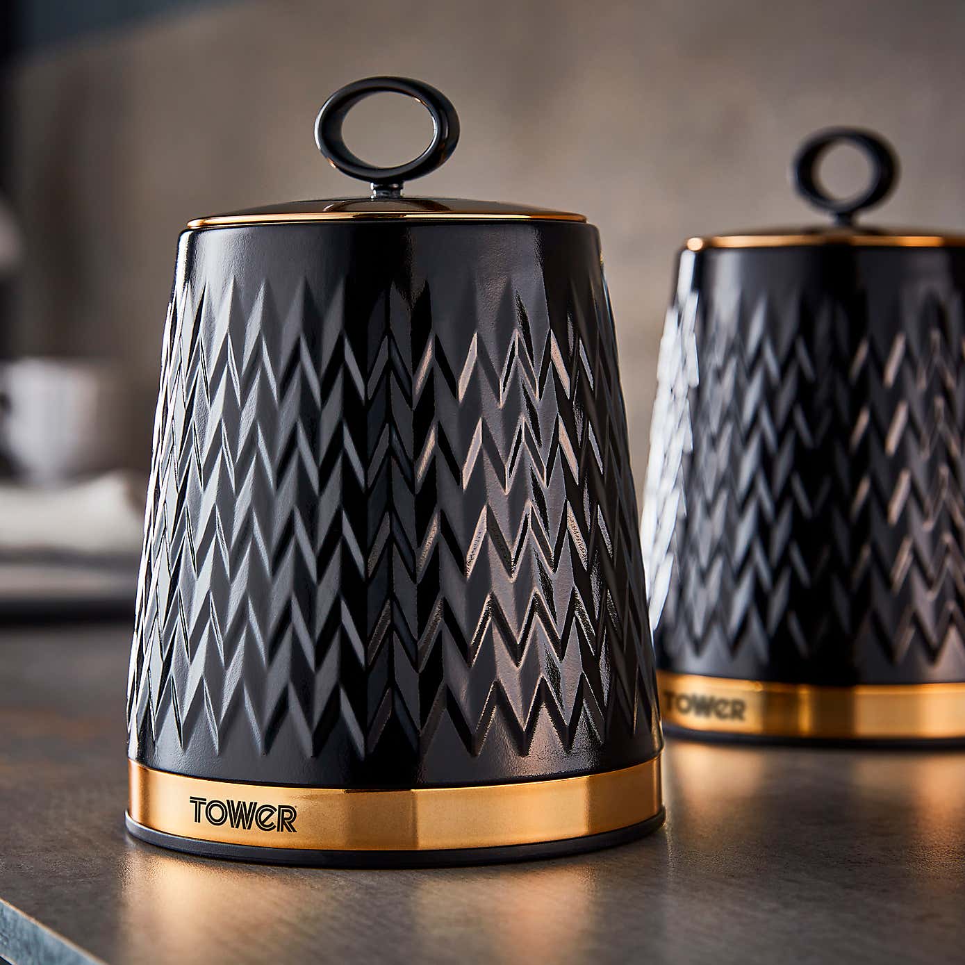 Tower Set of 3 Empire Canisters