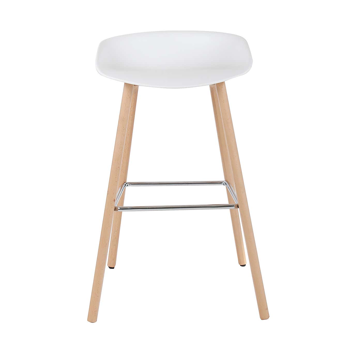 Erik White Bar Stool