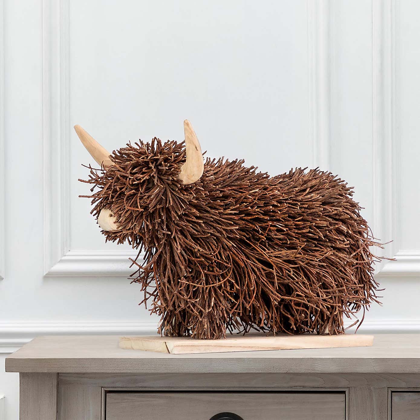 Voyage Maison Hewie Standing Highland Cow Ornament