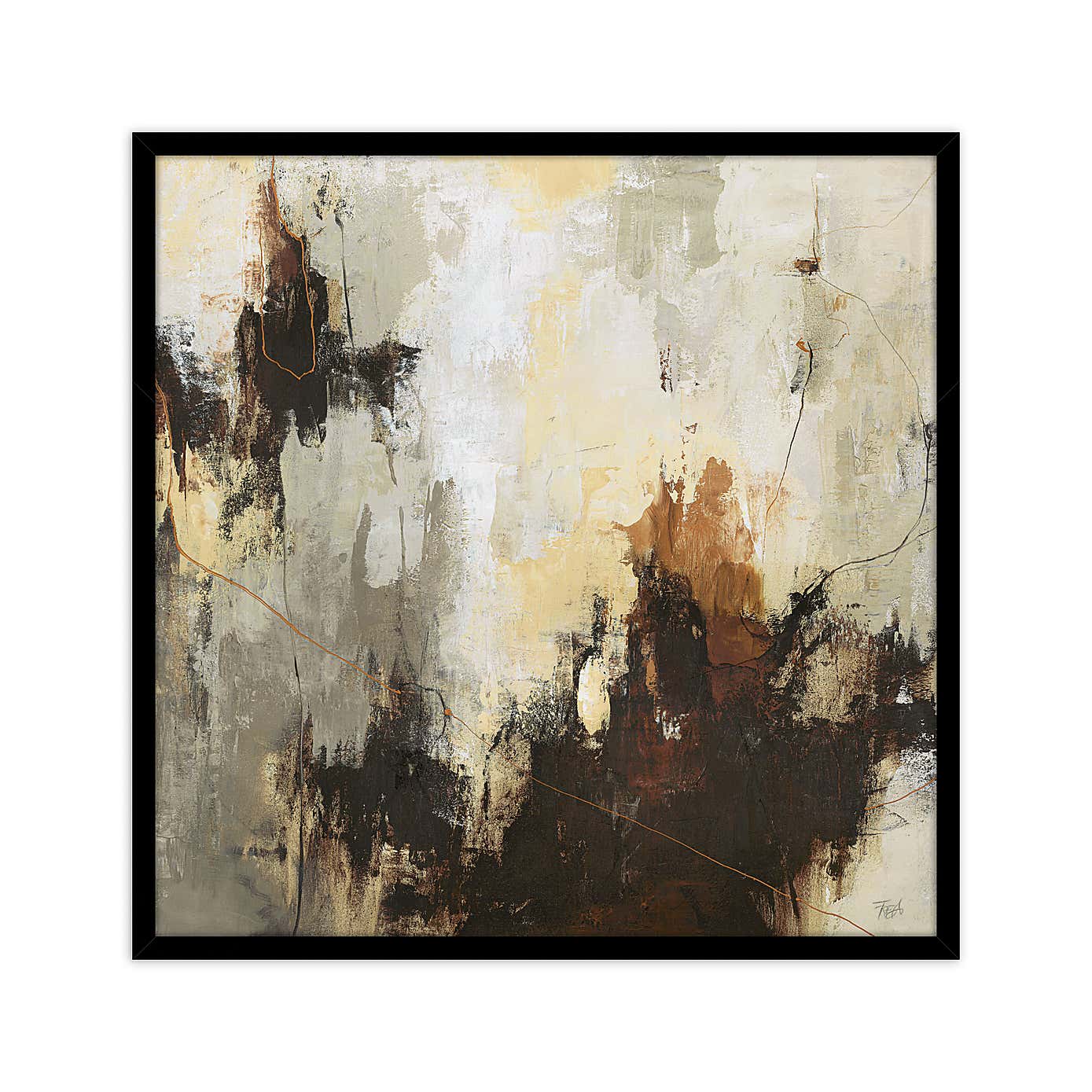 Boomerang Abstract Framed Print