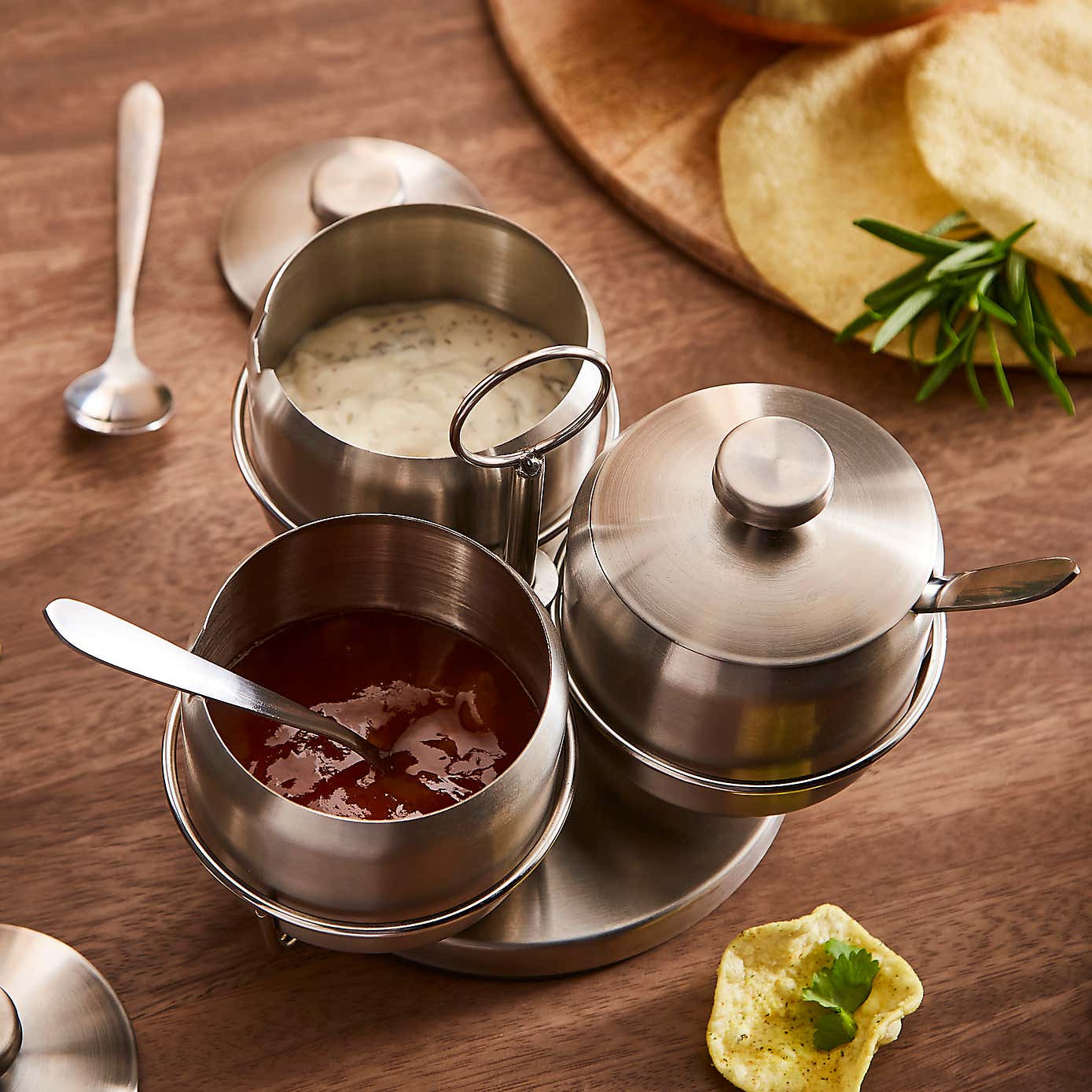 Trio Sauce Serving Set