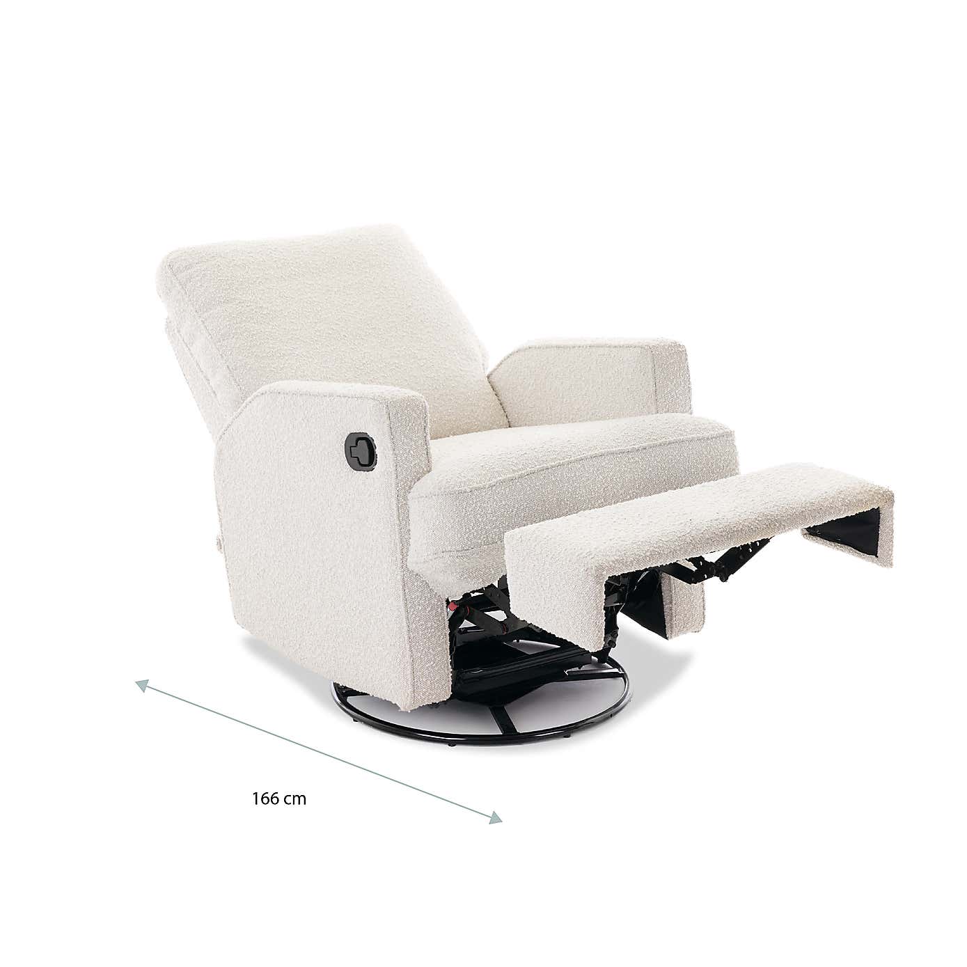 Obaby Madison Swivel Glider Recliner Chair