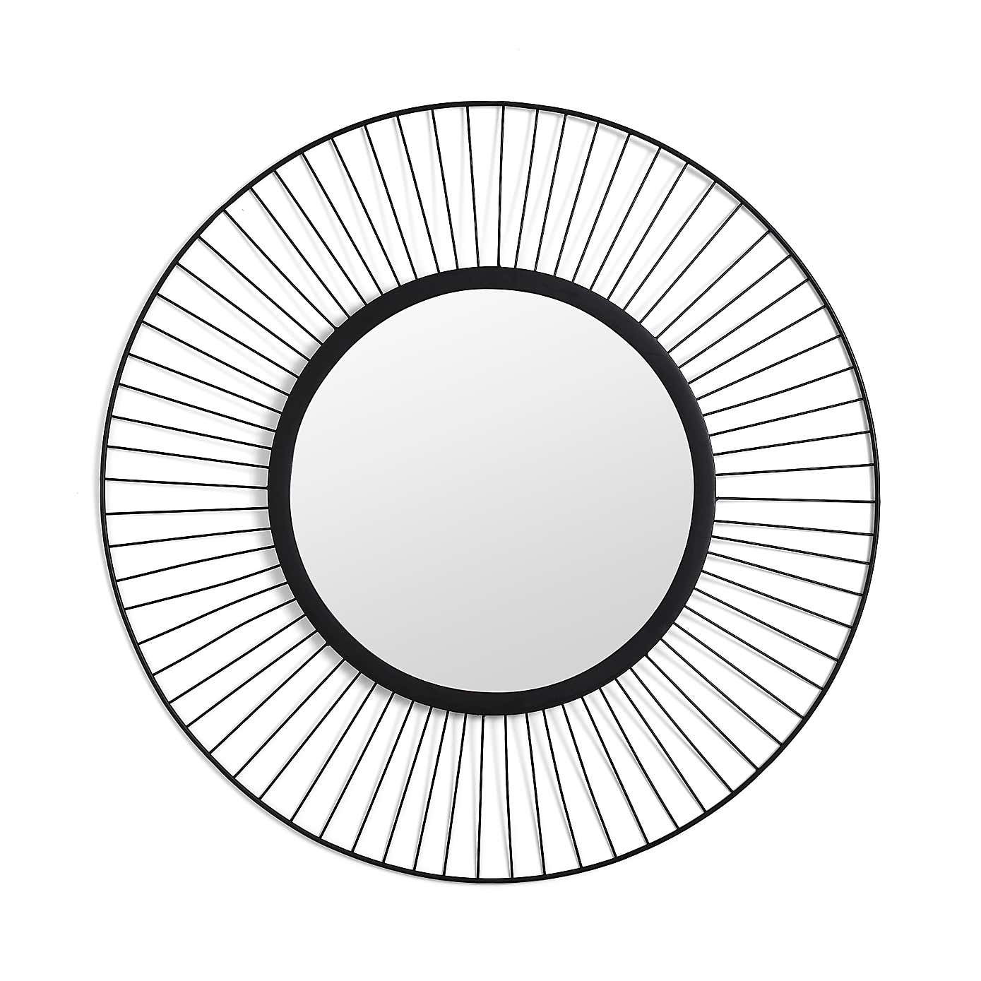 Wire Round Indoor Outdoor Wall Mirror