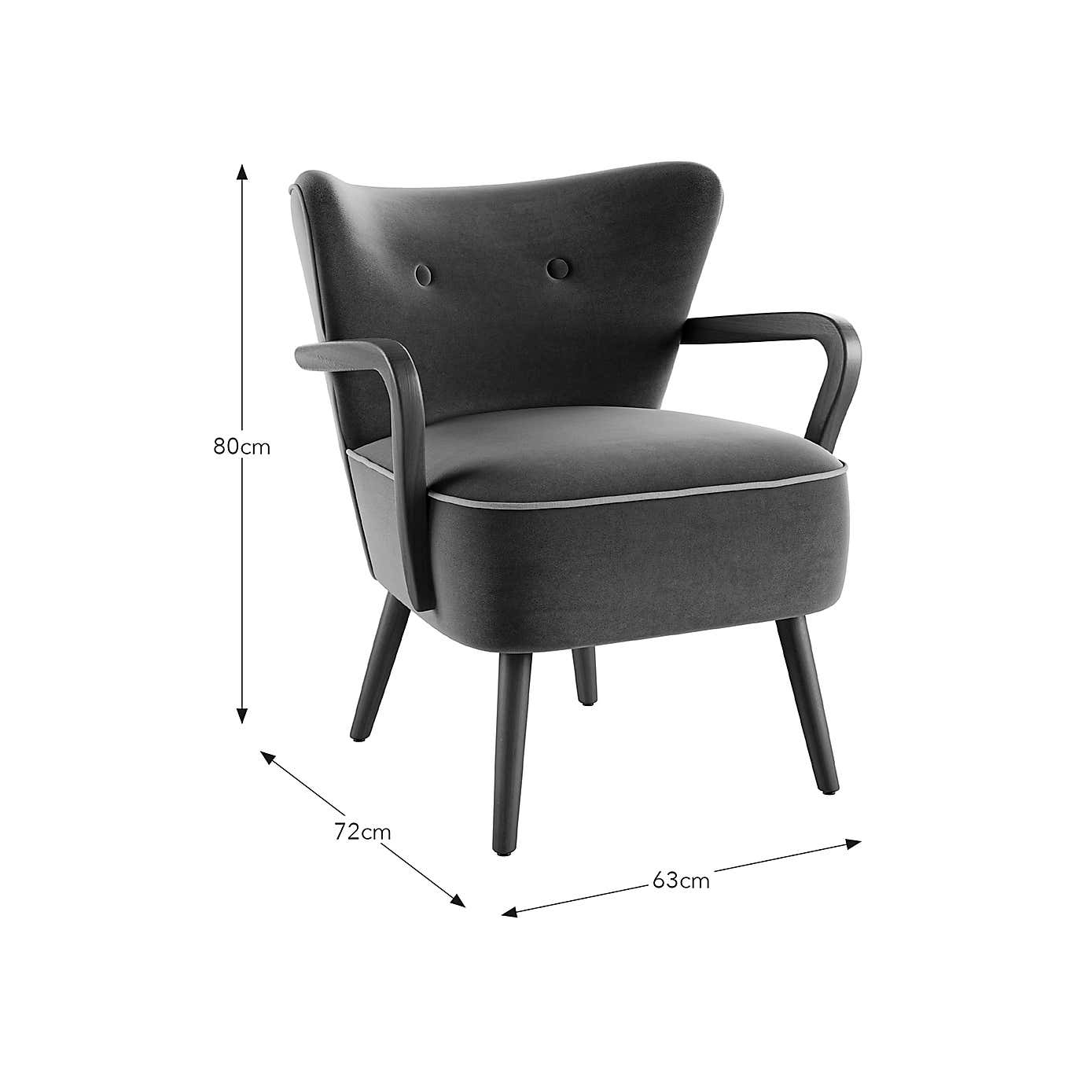 Eliza Contrast Occasional Armchair