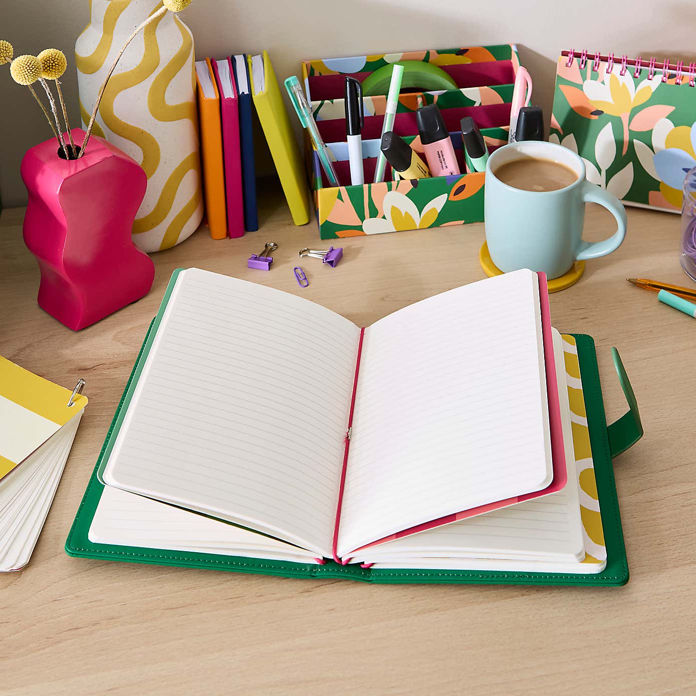 Elements A5 Organiser with 4 Notebooks