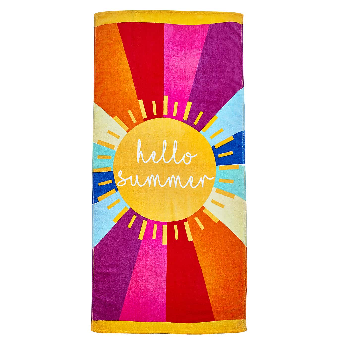 Catherine Lansfield Hello Sunshine Beach Towel