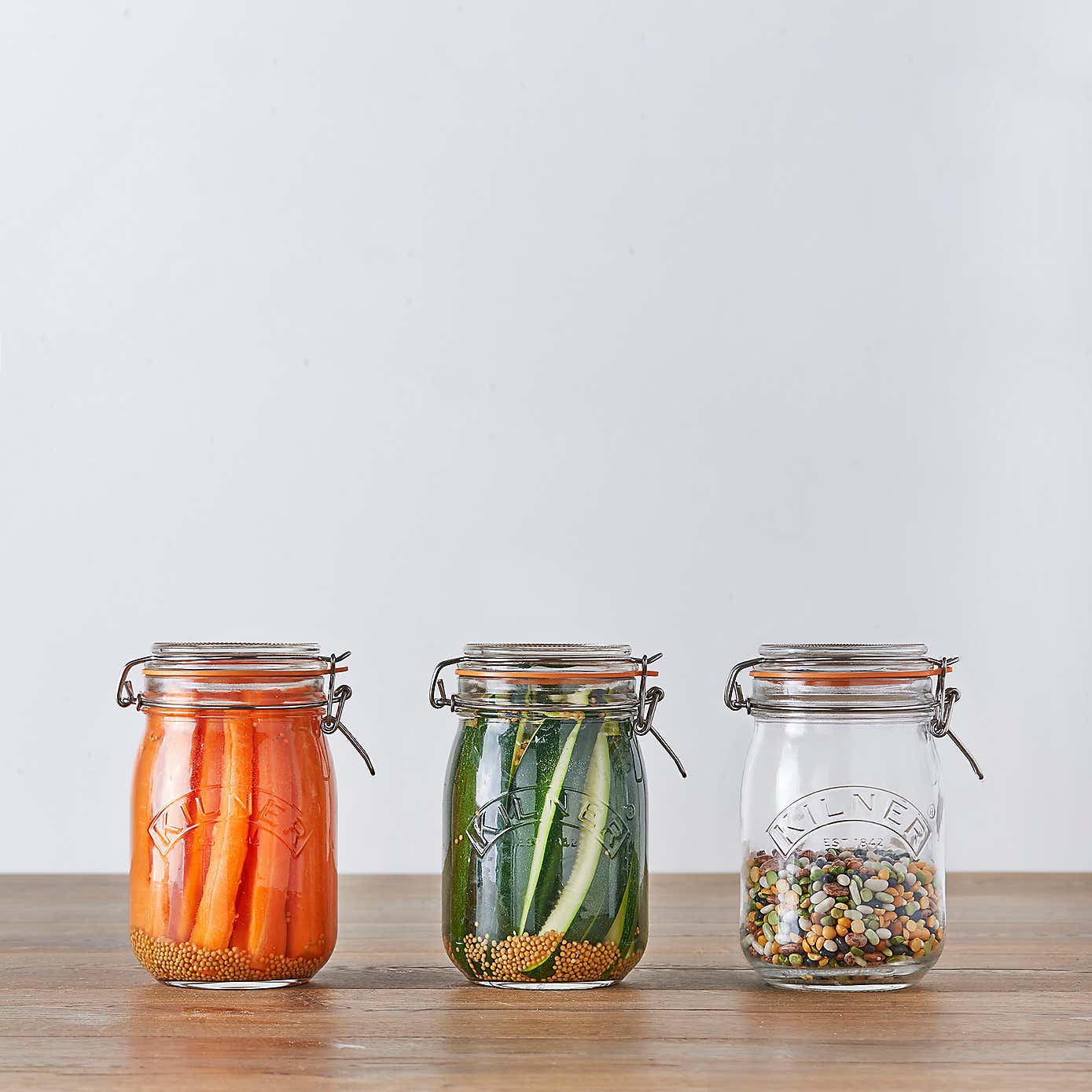 Kilner 1 Litre Round Clip Top Jar