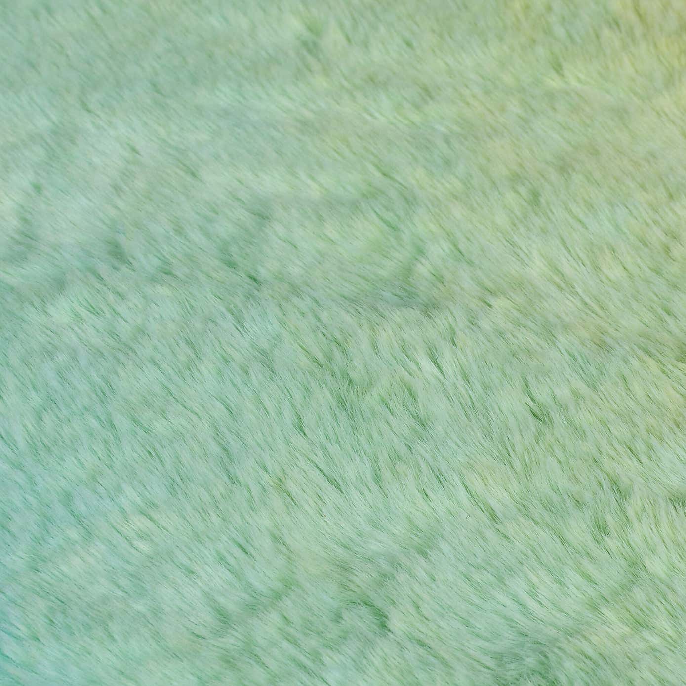 Ombre Vertical Supersoft Faux Fur Rug