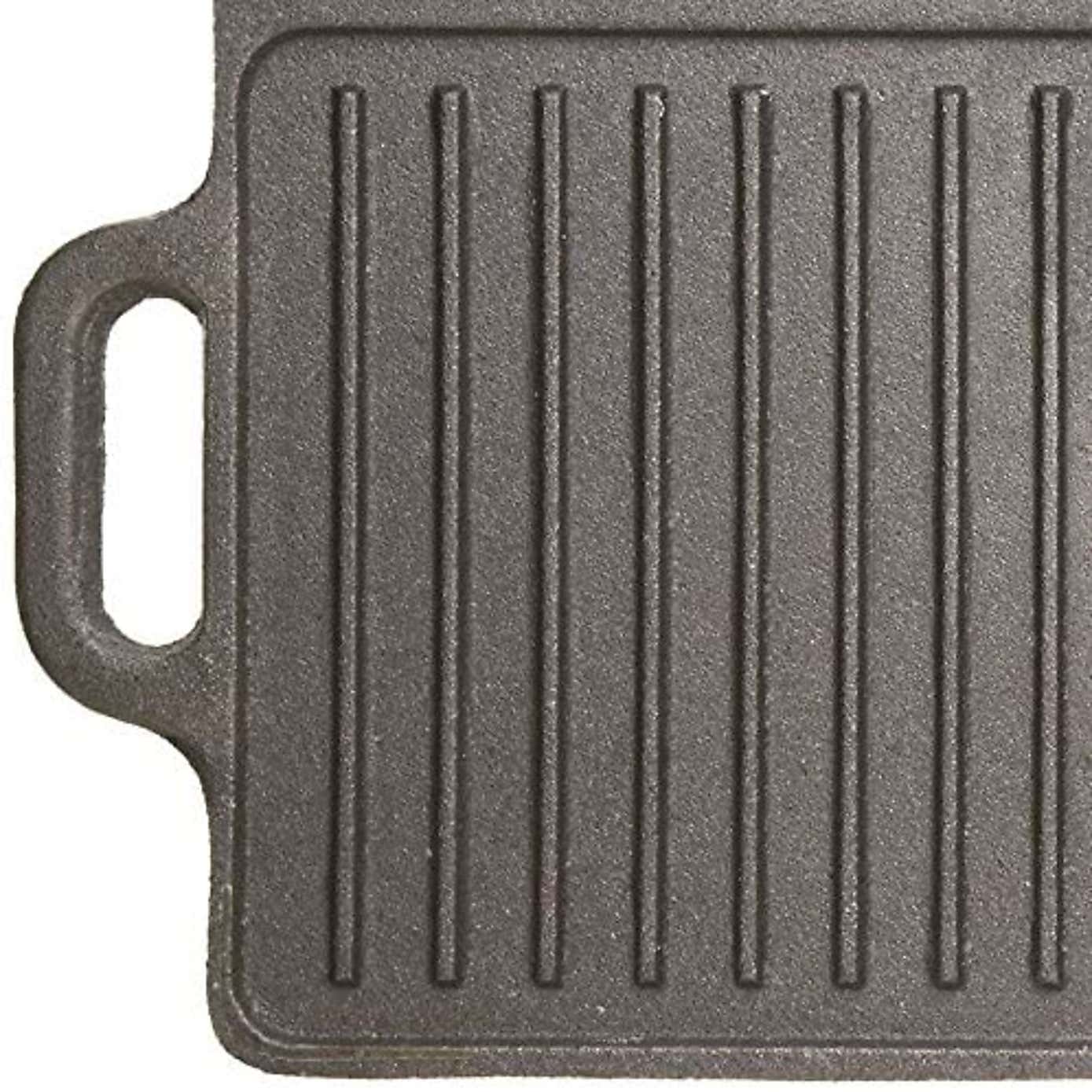 KitchenCraft 2-Sided Cast Iron Induction Griddle Plate