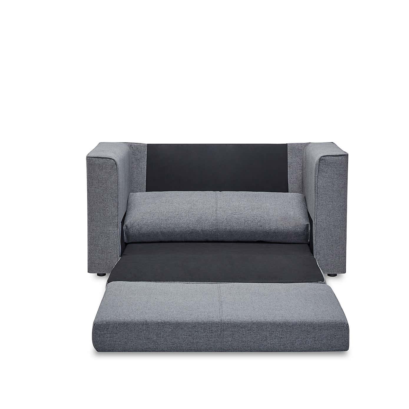Luna Fabric Sofa Bed Grey