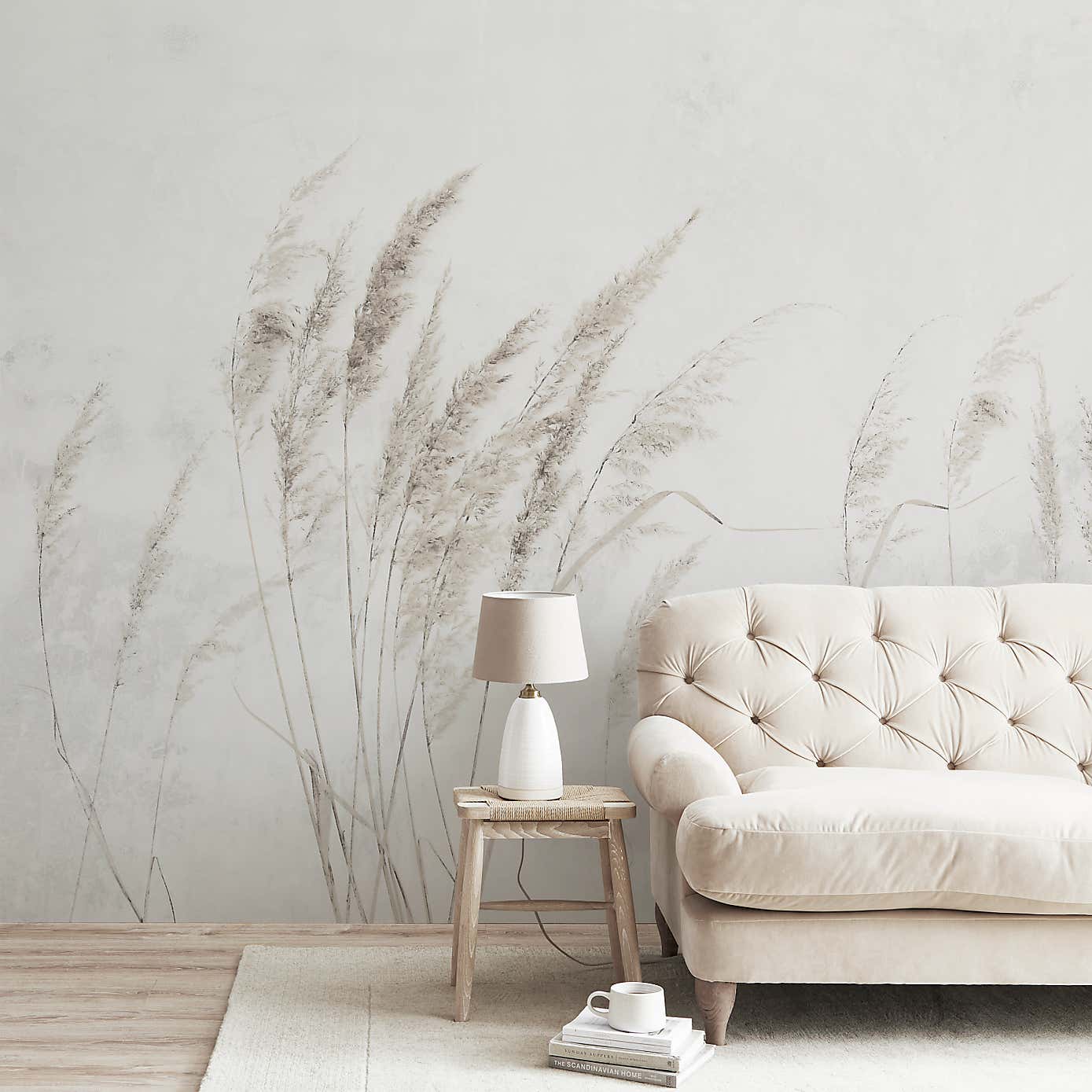 Pampas Grass Mural