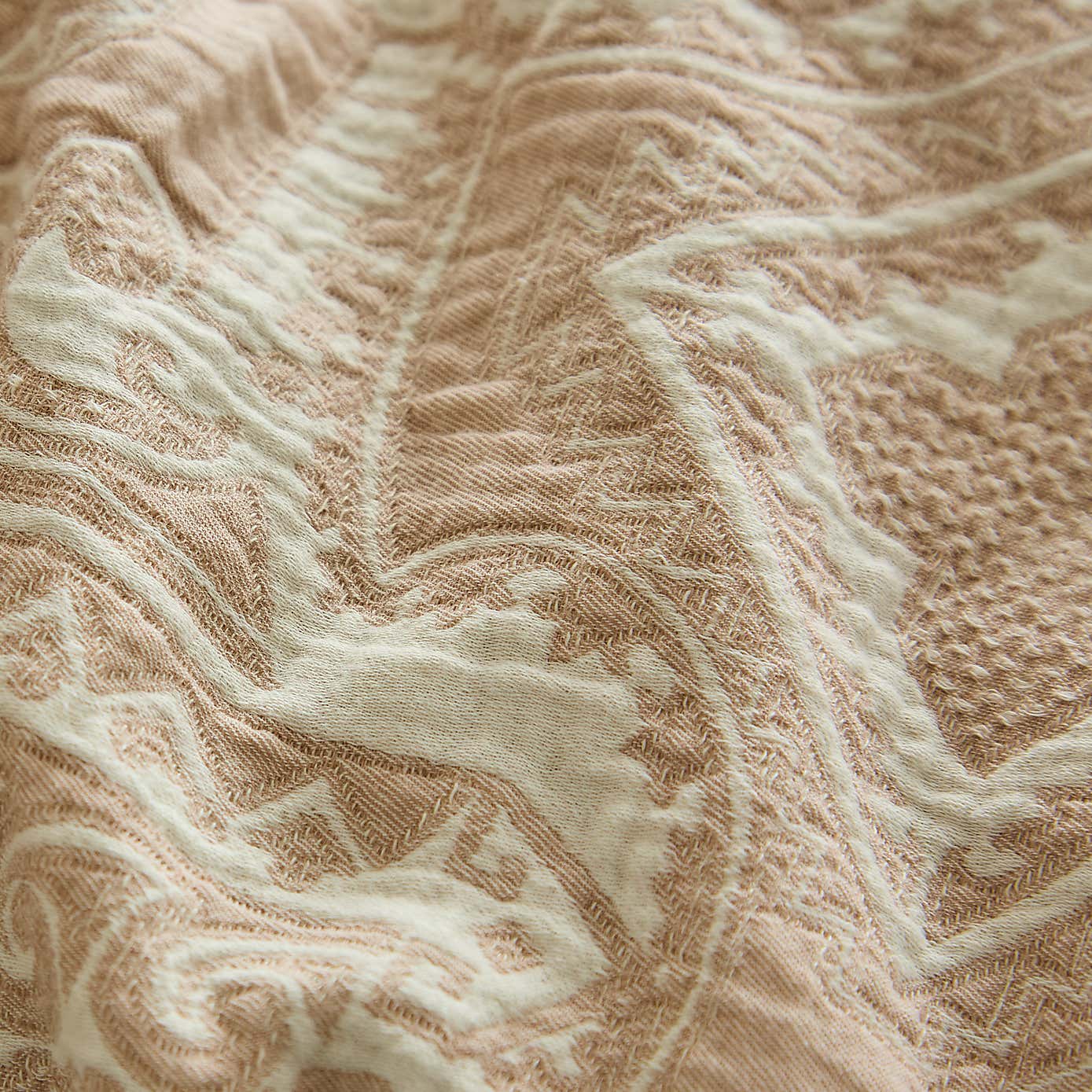 Medina Jacquard Cotton Duvet Cover & Pillowcase Set