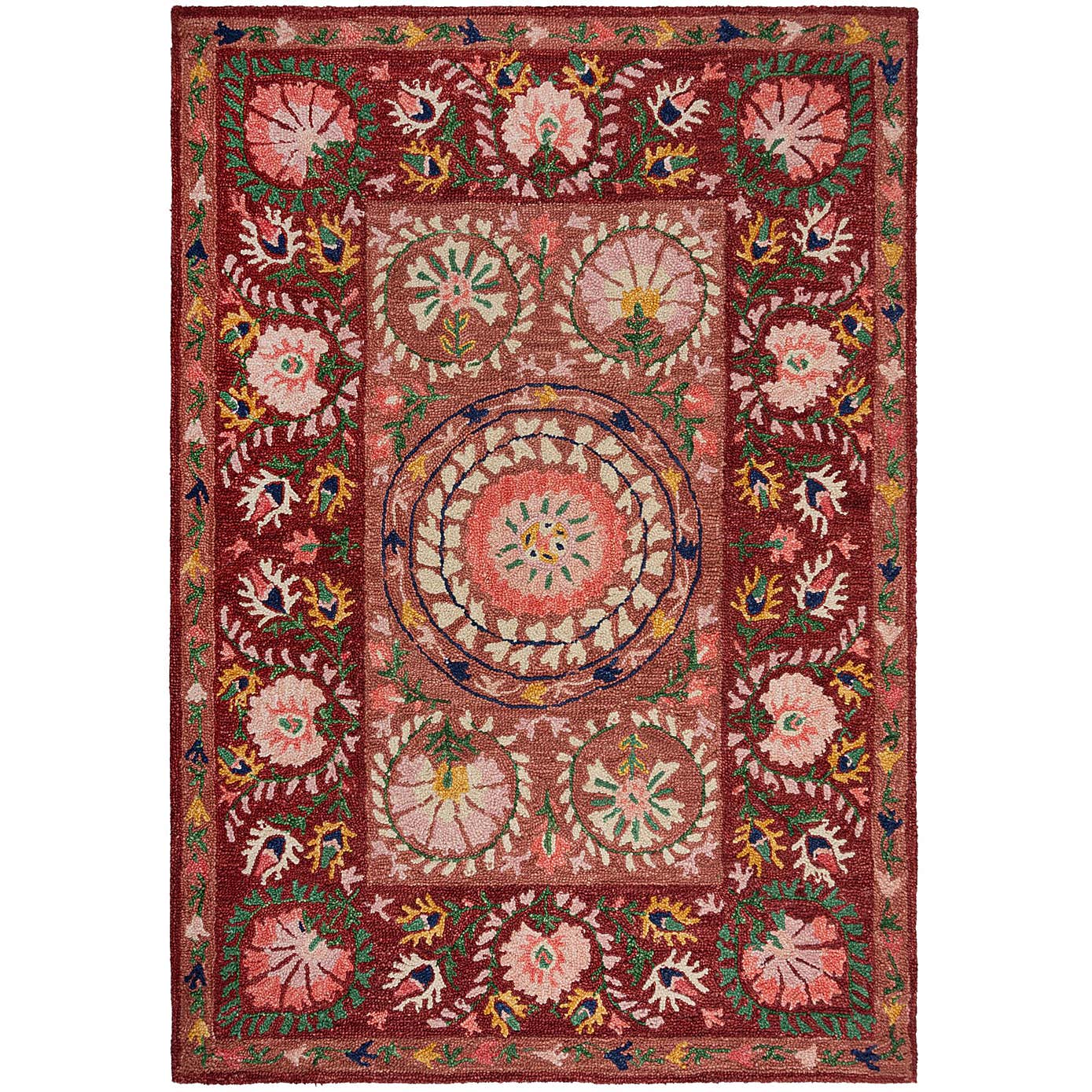 Hani Floral Wool Rug