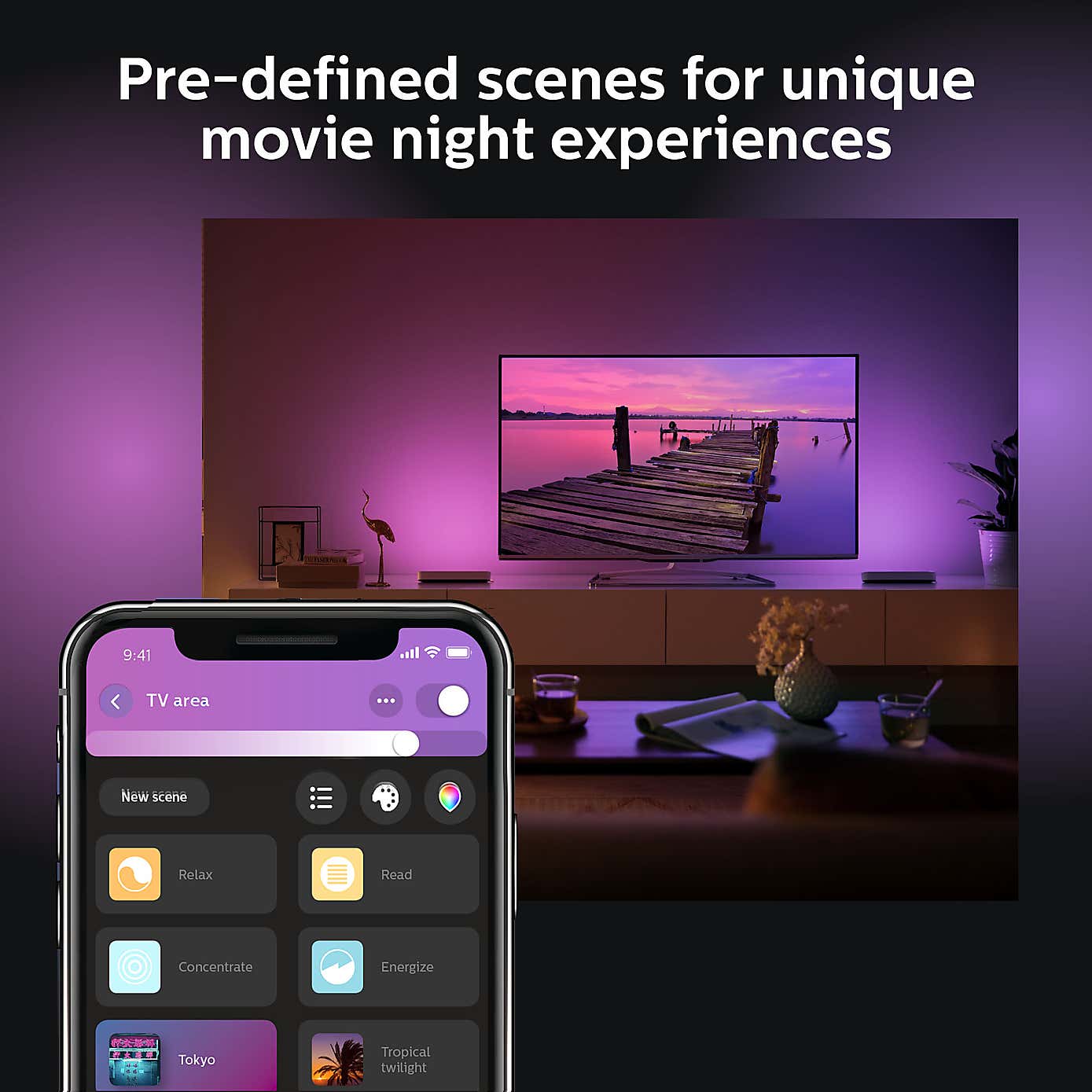 Philips HUE Play Set of 2 Smart LED Light Bars