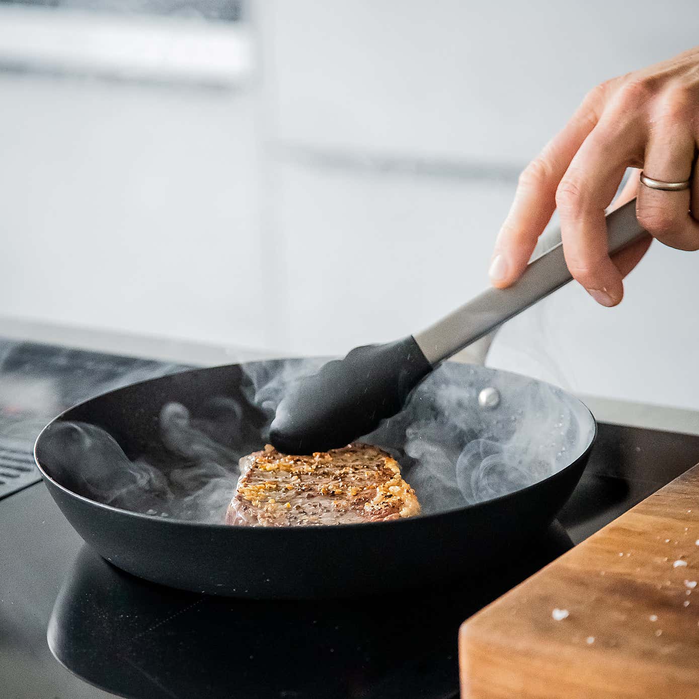 KitchenAid Black Silicone Tipped Kitchen Tongs