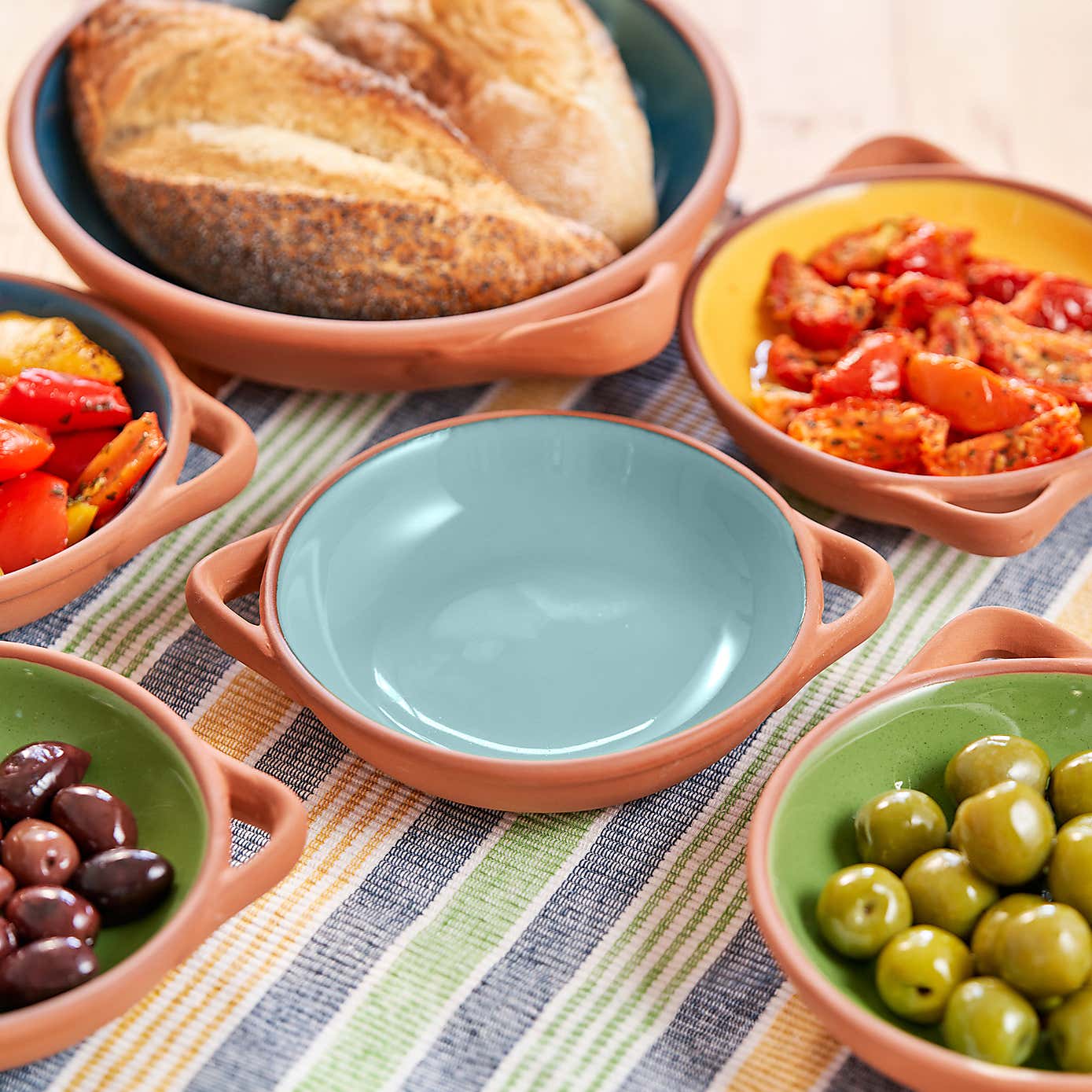 Dexam Sintra Small Glazed Terracotta Tapas Dish