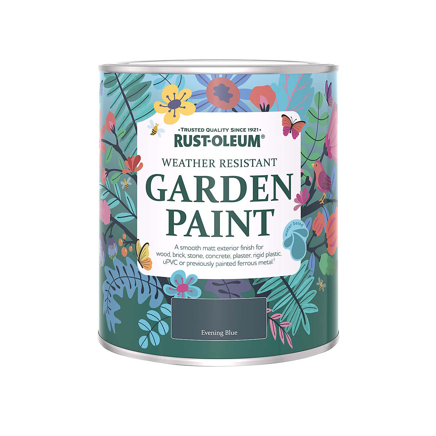 Rust-Oleum Evening Blue Matt Outdoor Paint
