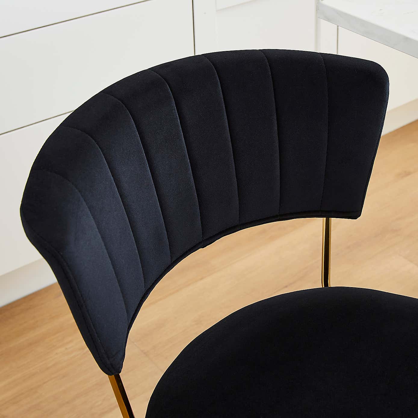 Kendall Velvet Bar Stool