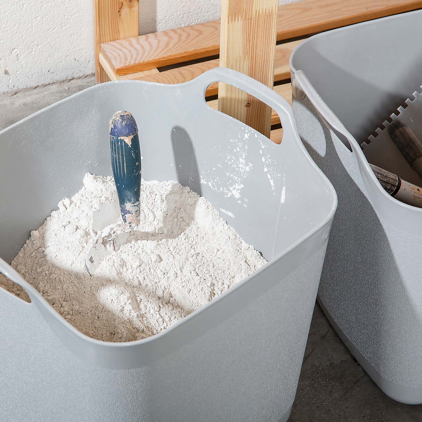 Wham Flexi-Store Set of 2 Grey Tubs