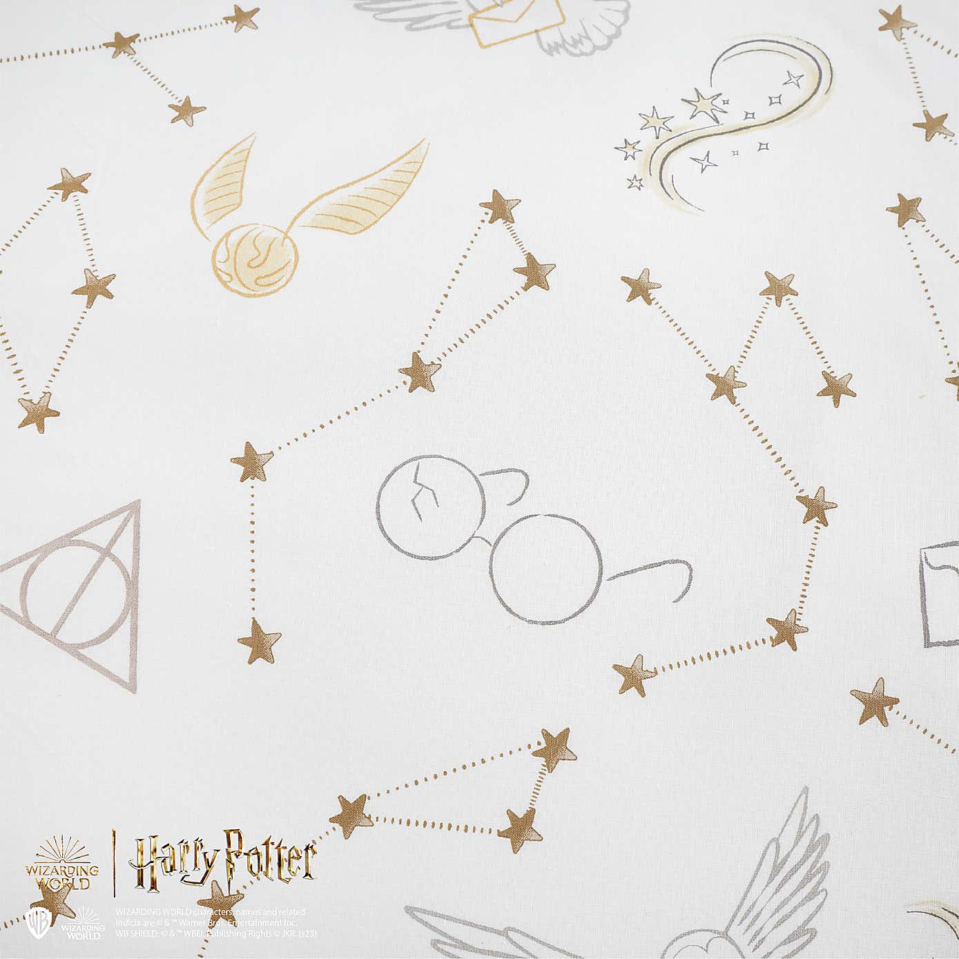 Harry Potter Hogwarts Duvet Cover and Pillowcase Set Kingsize