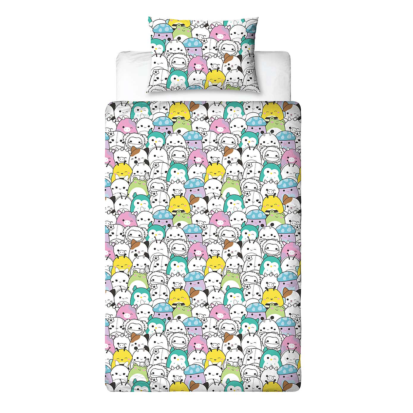 Squishmallows Flash Reversible Single Duvet Cover & Pillowcase Set