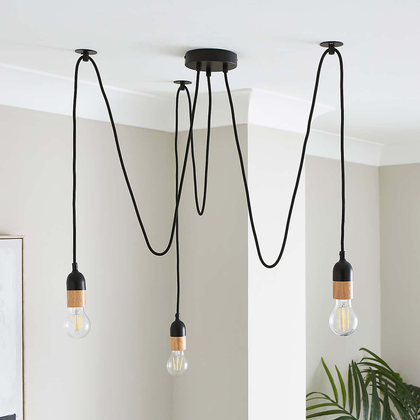 Romelia Flex 3 Light Spider Ceiling Fitting