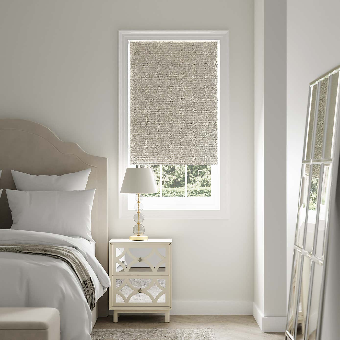 Crayton Natural Blackout Roller Blind