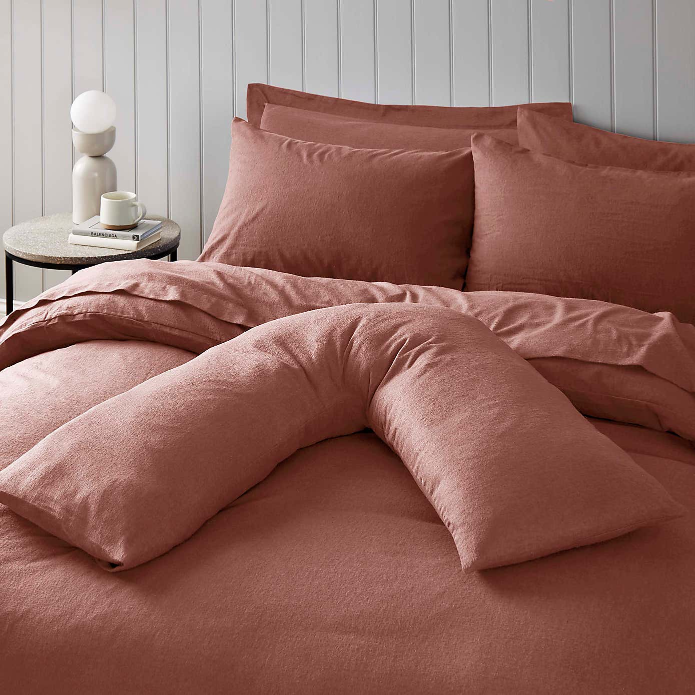 Soft & Cosy Brushed Cotton V-Shape Pillowcase