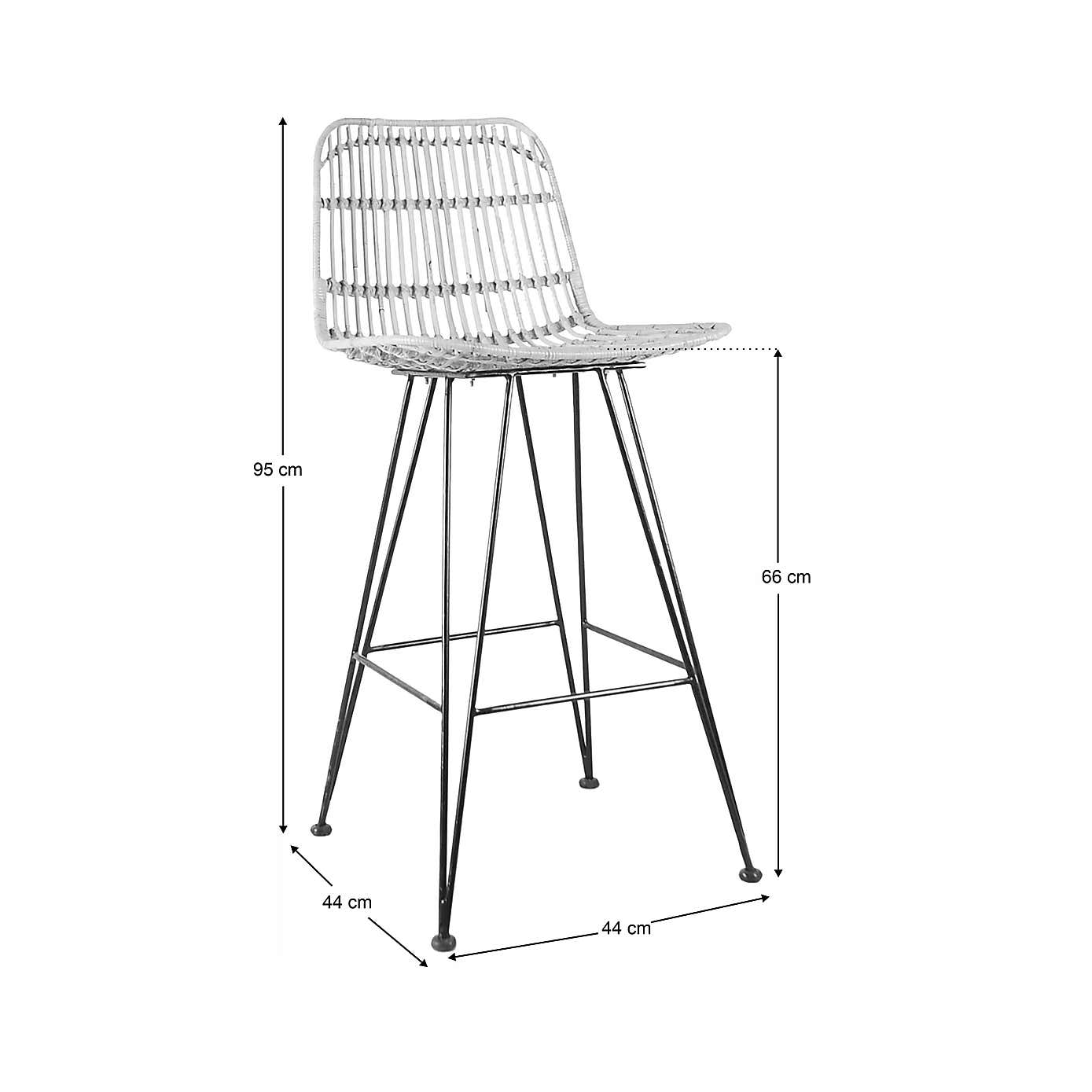 Pax Rattan Barstool
