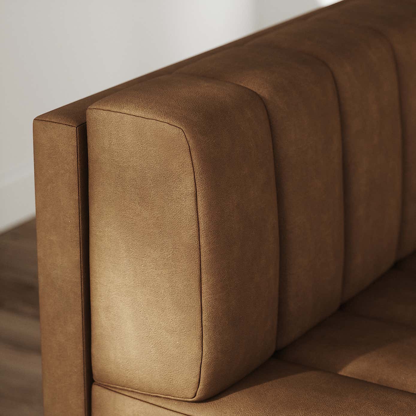 Amali Corner Dining Bench, Faux Leather