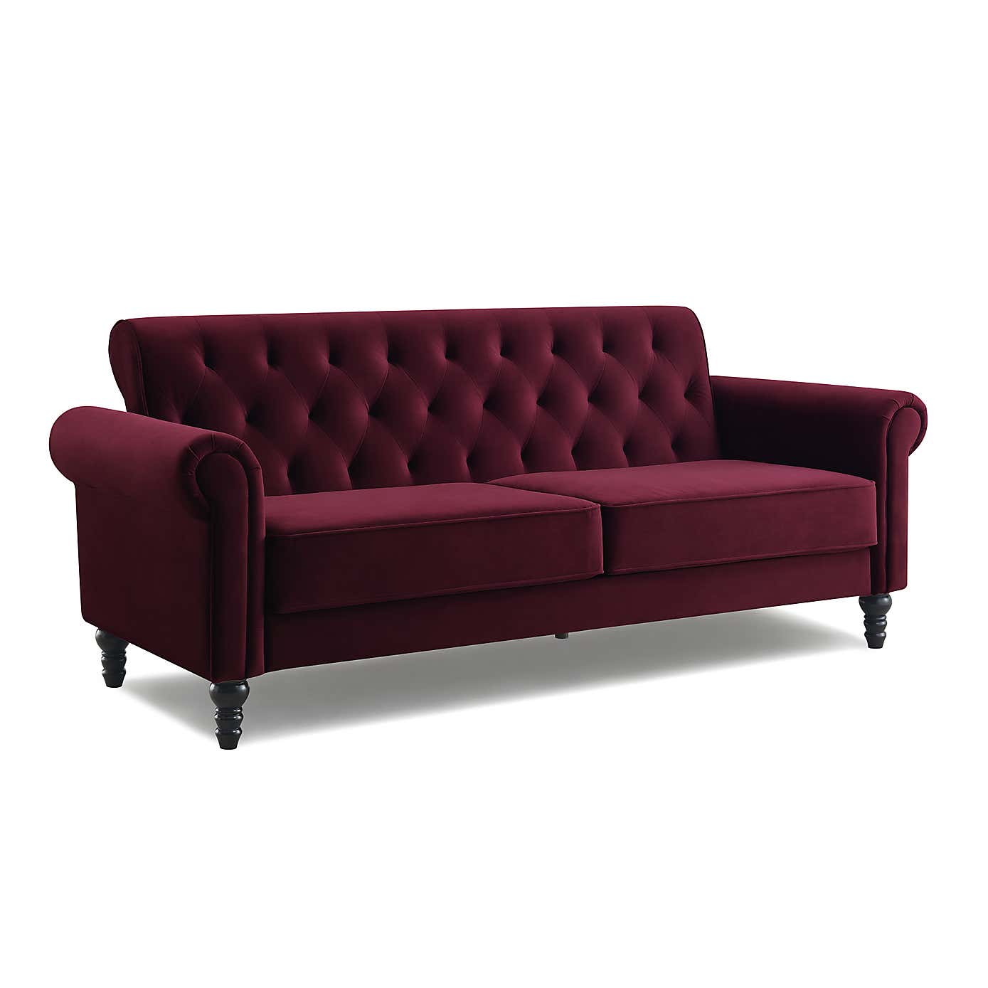 Greta Velvet 3 Seater Sofa