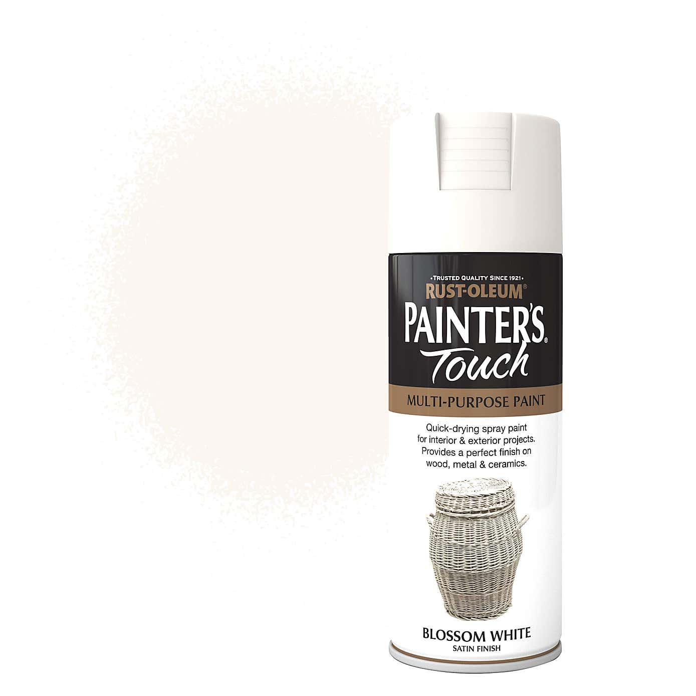 Rust-Oleum Blossom White Satin Painter's Touch Spray Paint 400ml