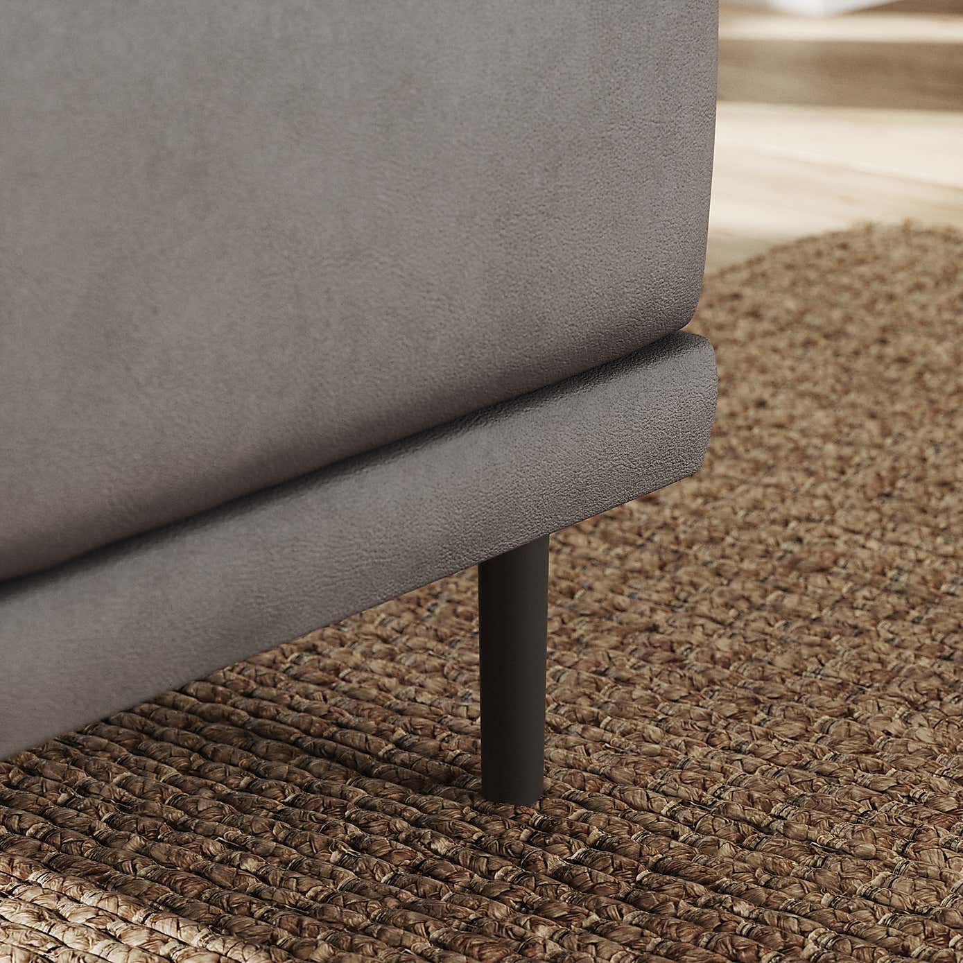 Mae Small Dining Bench, Faux Leather