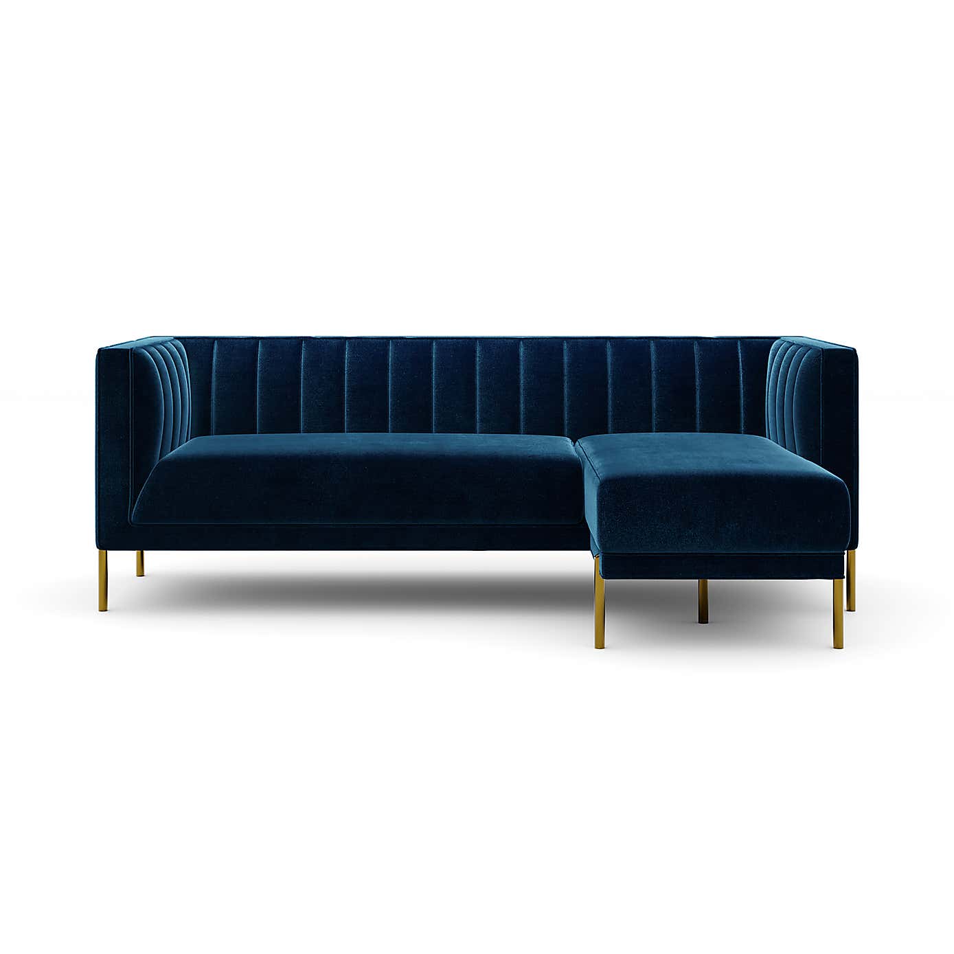 Bellamy Luxe Velvet Left Hand Corner Chaise
