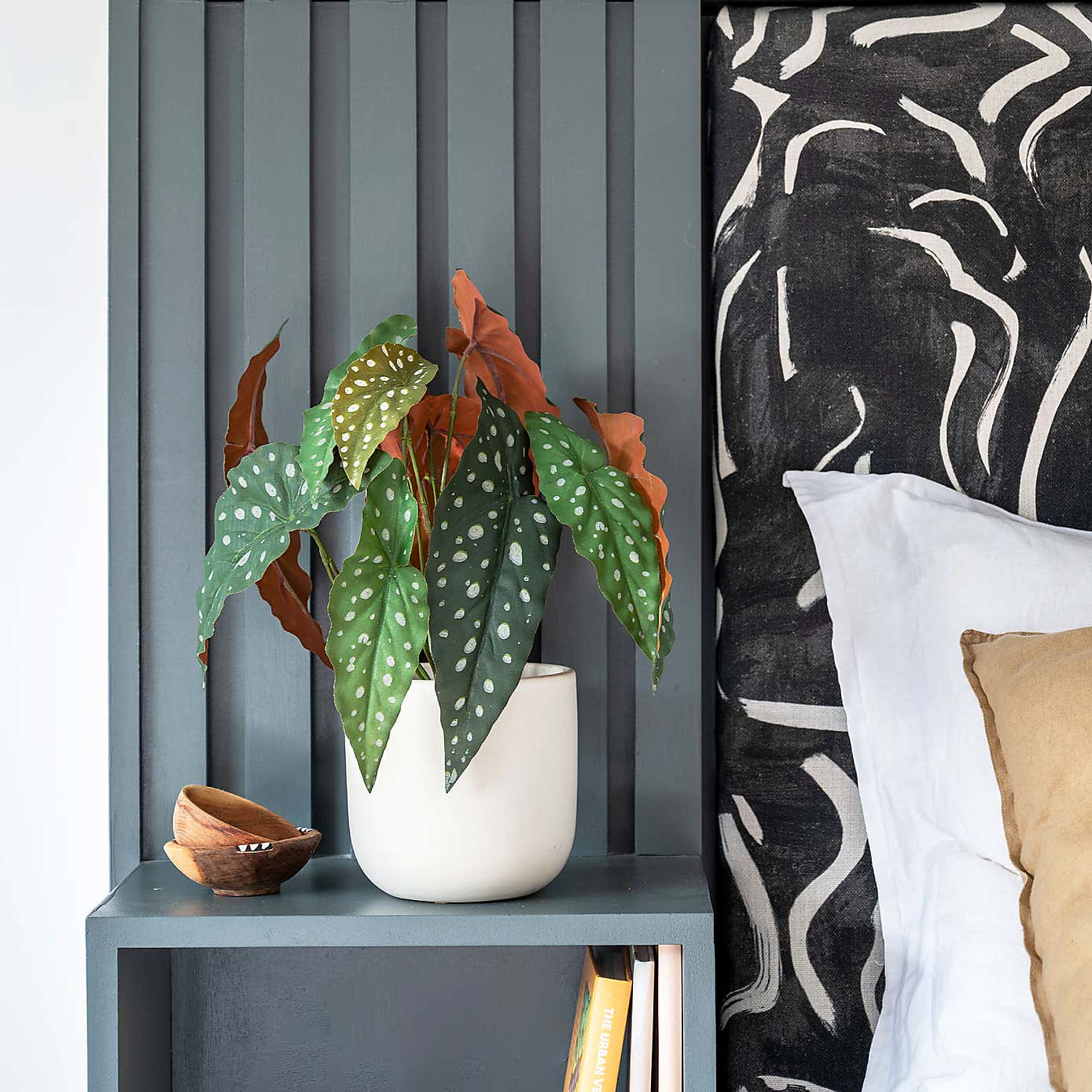 Artificial Polka Dot Begonia