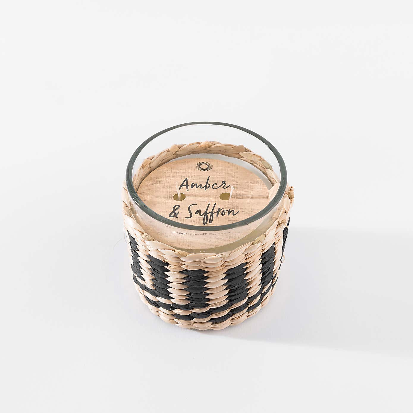 Woven Amber & Saffron Multi Wick Candle