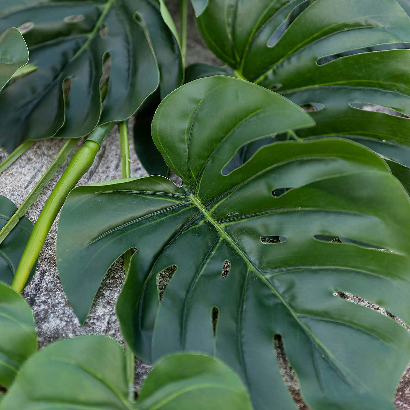 Artificial Monstera Garland